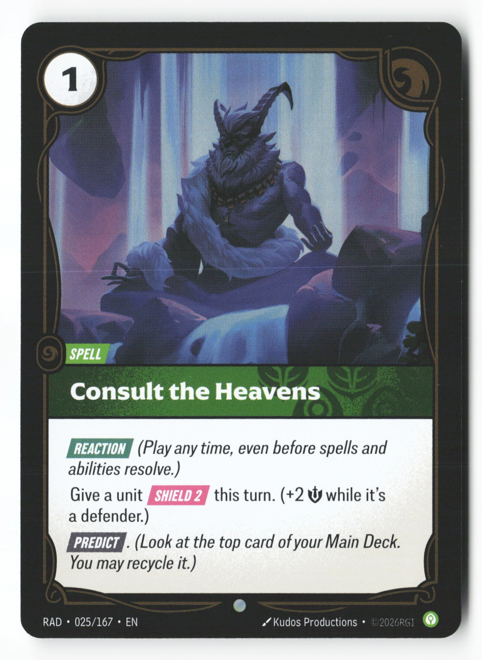 Consult The Heavens (RAD 025) — Voorkant