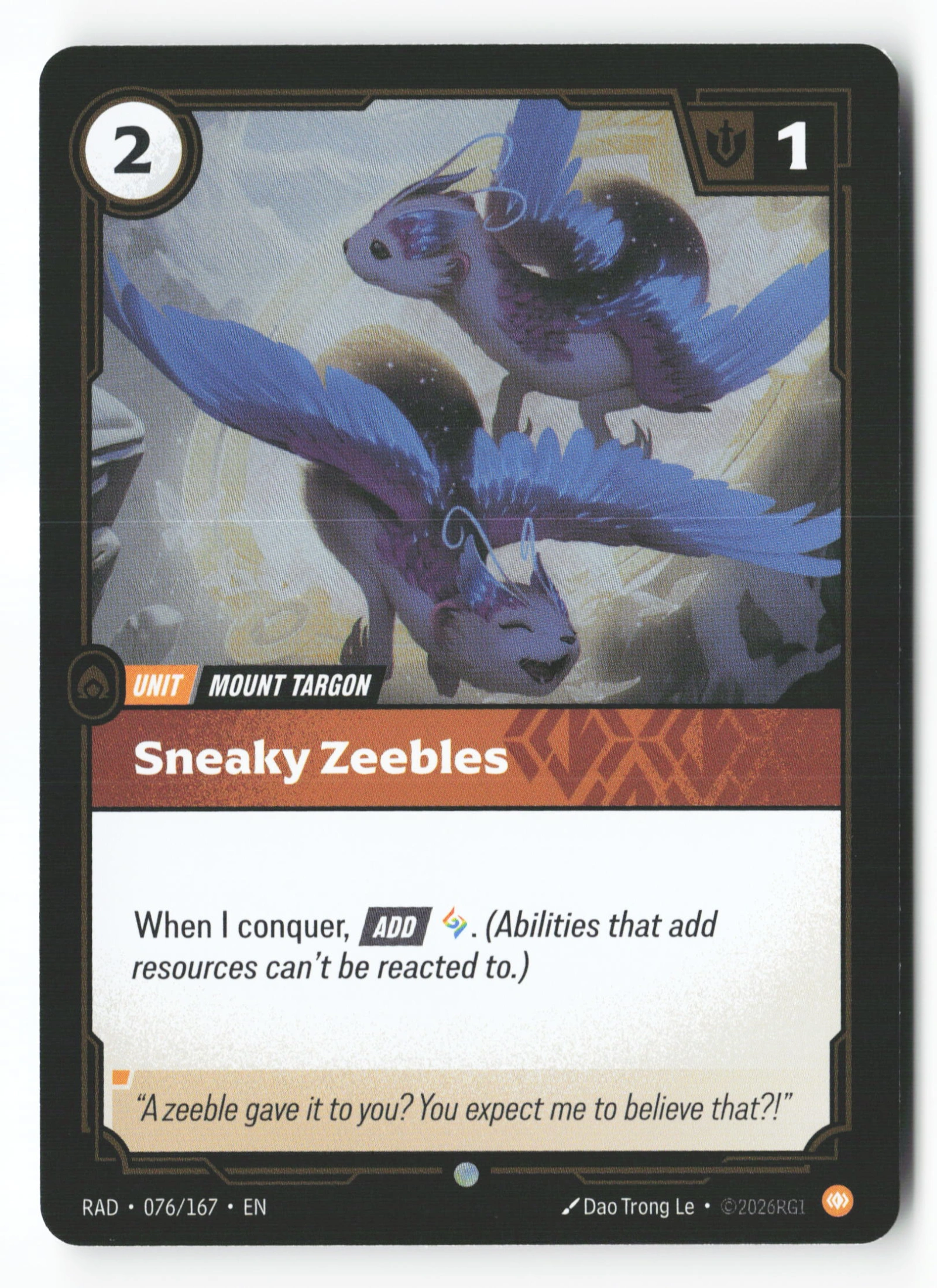 Sneaky Zeebles (RAD 076) — Voorkant