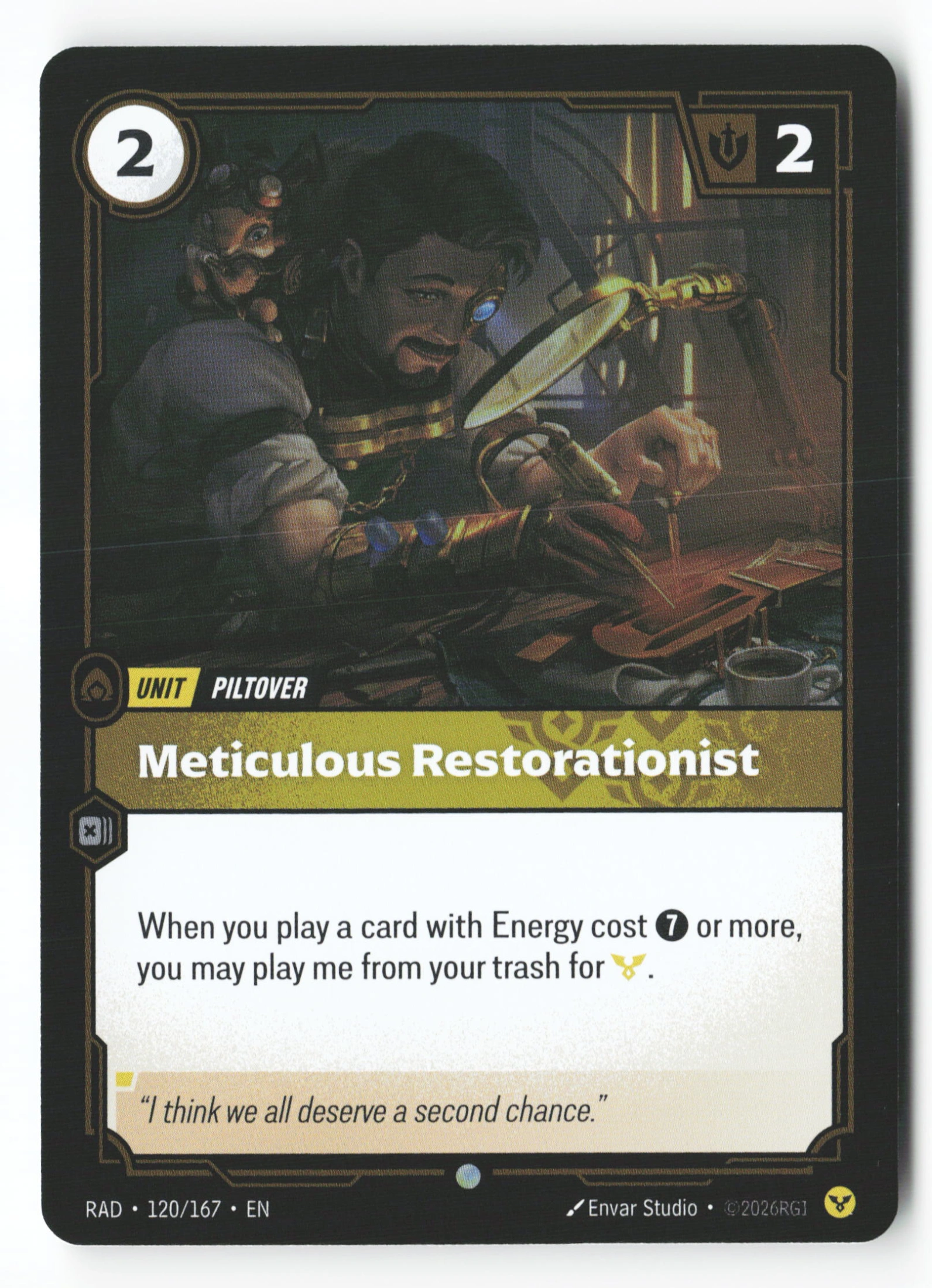 Meticulous Restorationist (RAD 120) — Voorkant