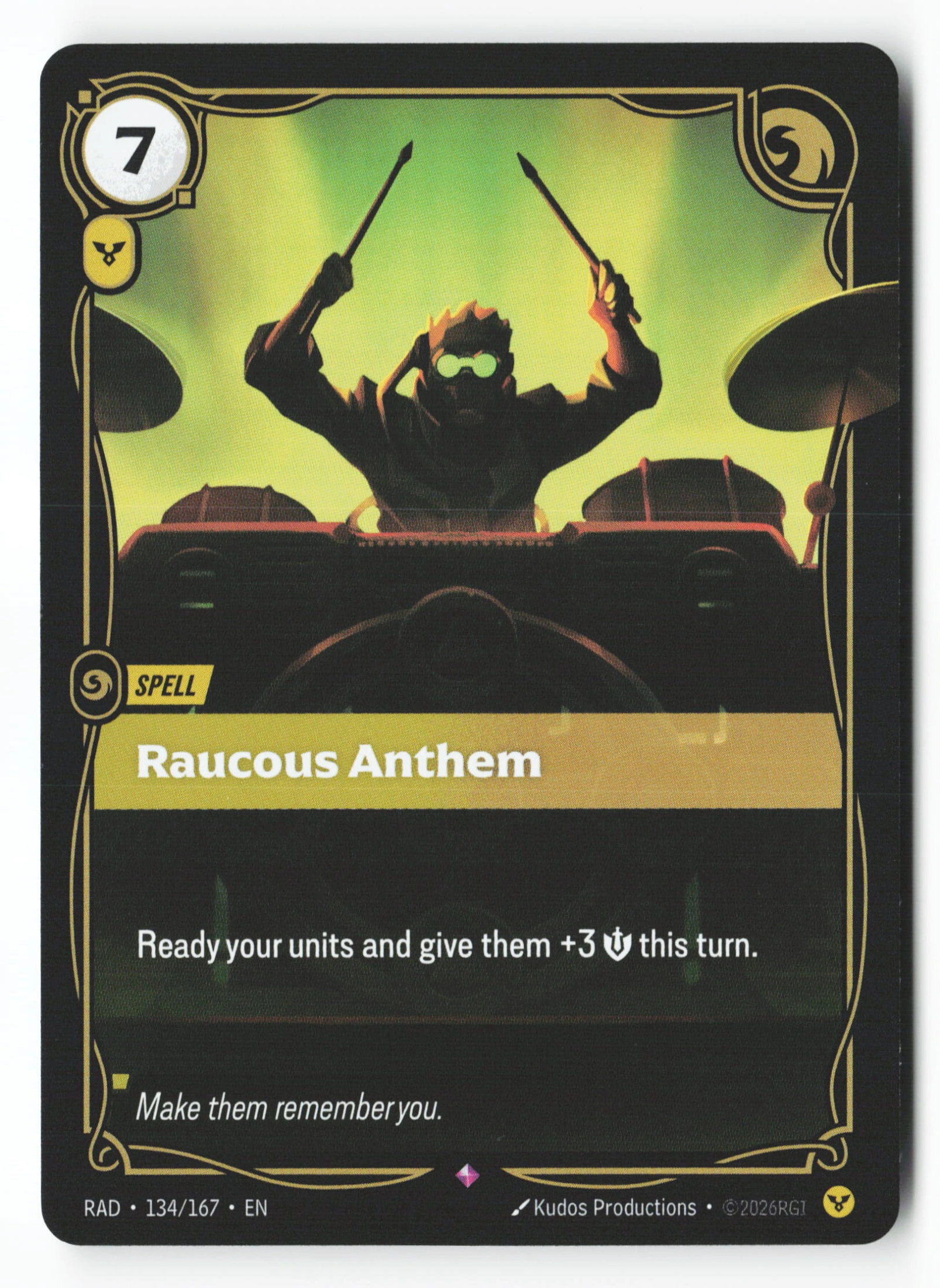 Raucous Anthem (RAD 134) — Voorkant