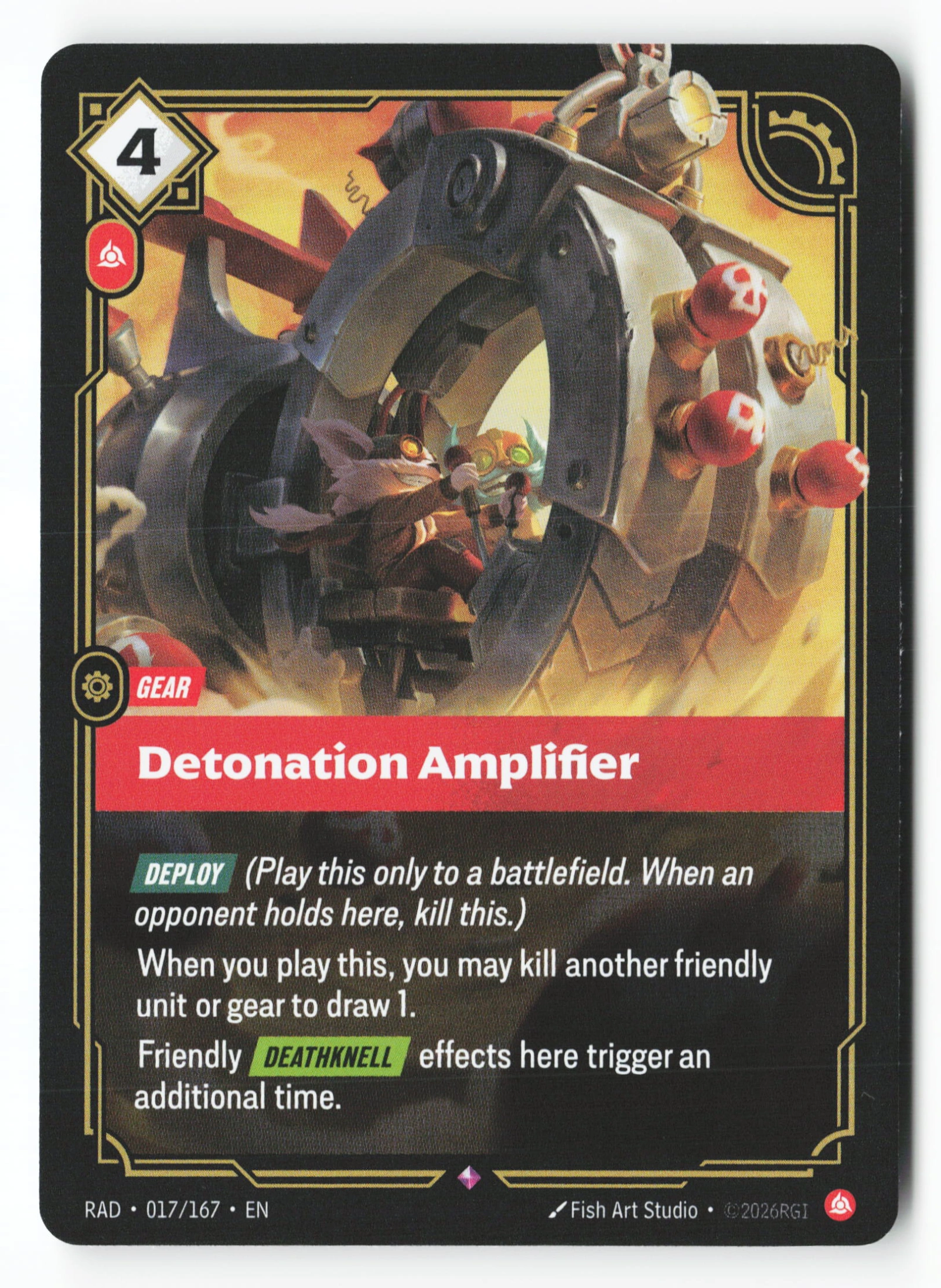 Detonation Amplifier (RAD 017) — Voorkant