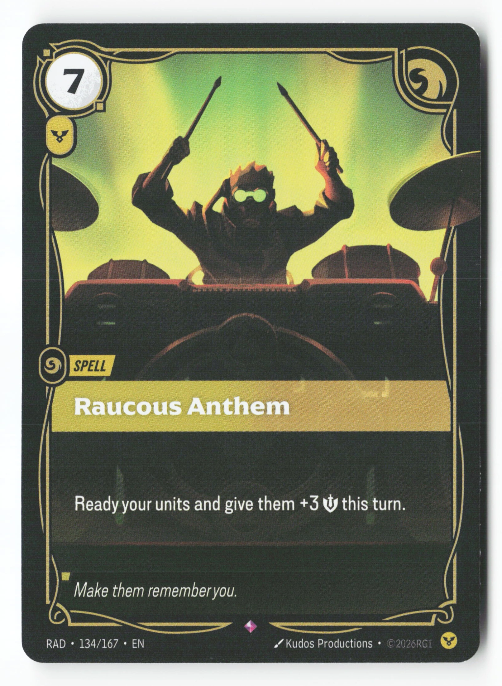 Raucous Anthem (RAD 134) — Voorkant