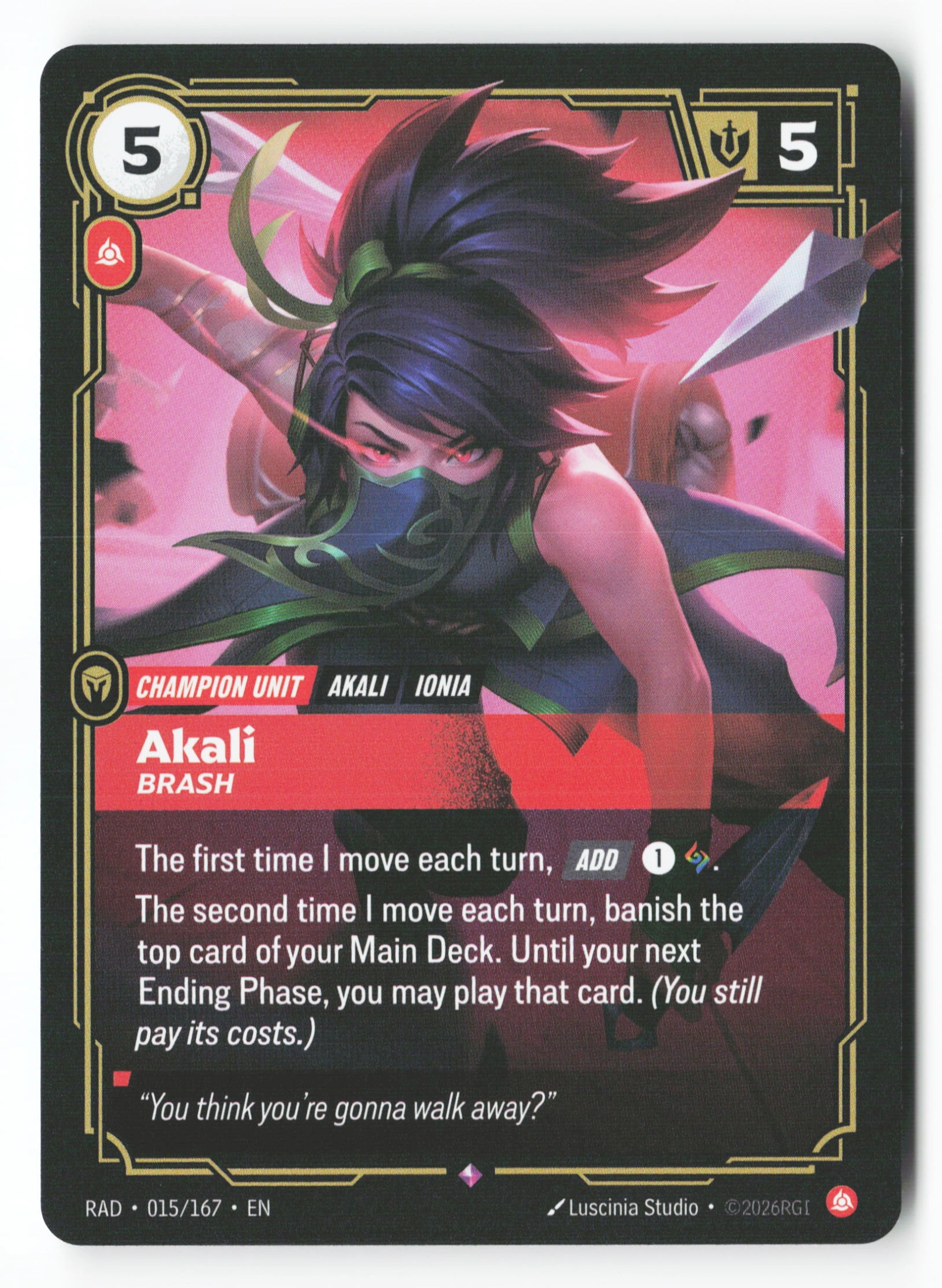 Akali, Brash (RAD 015) — Voorkant