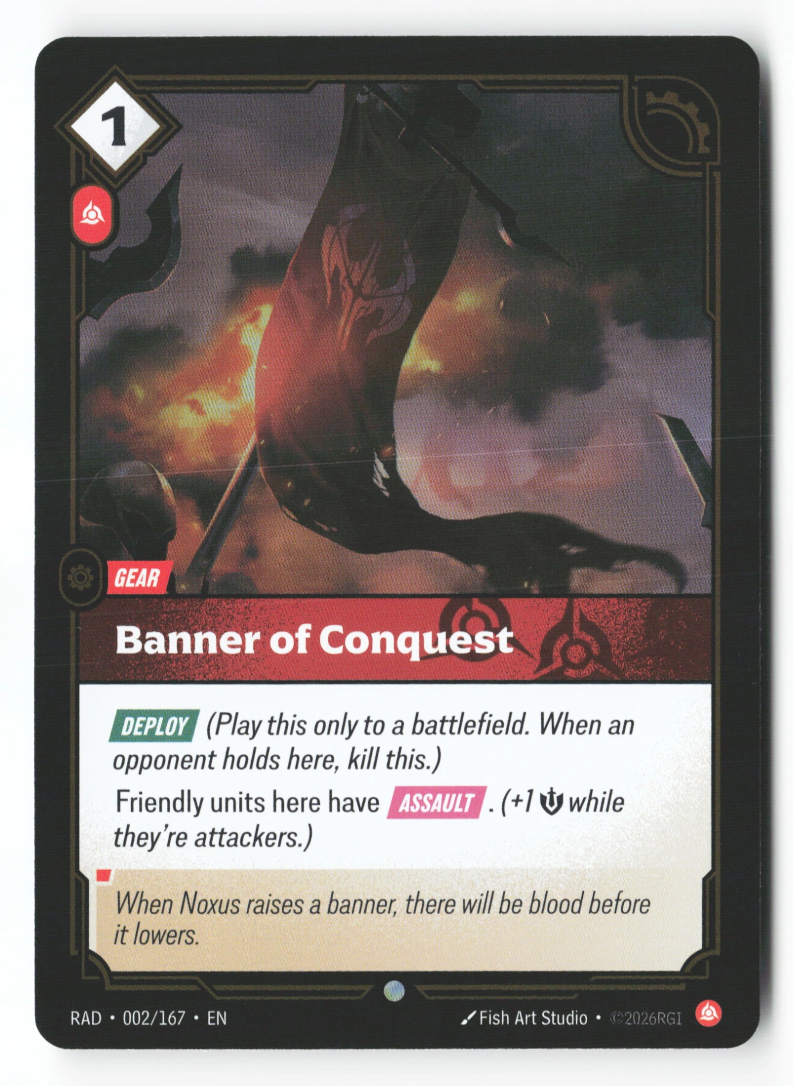 Banner Of Conquest (RAD 002) — Voorkant