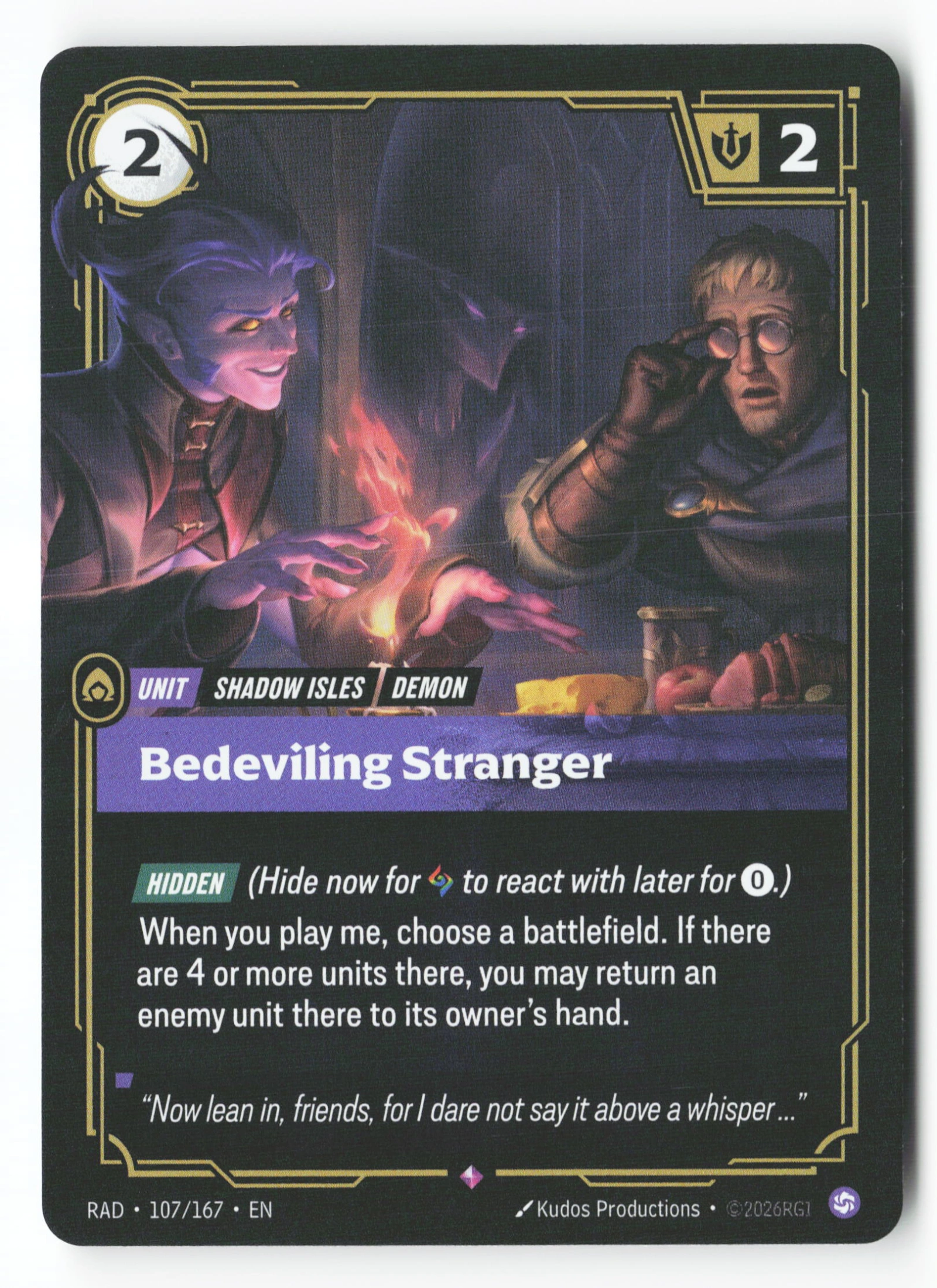 Bedeviling Stranger (RAD 107) — Voorkant