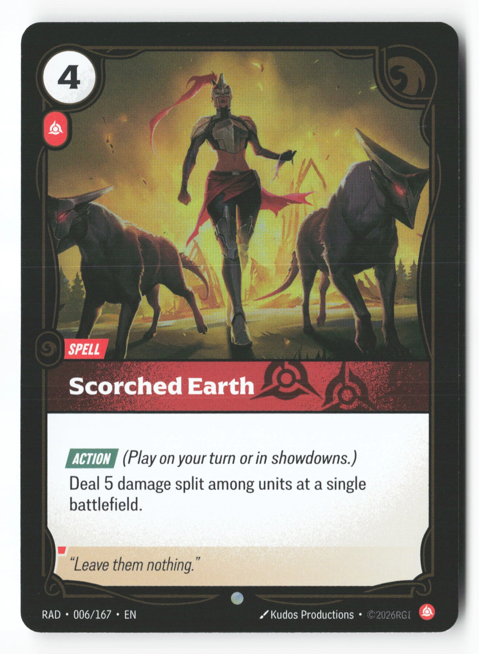 Scorched Earth (RAD 006) — Voorkant