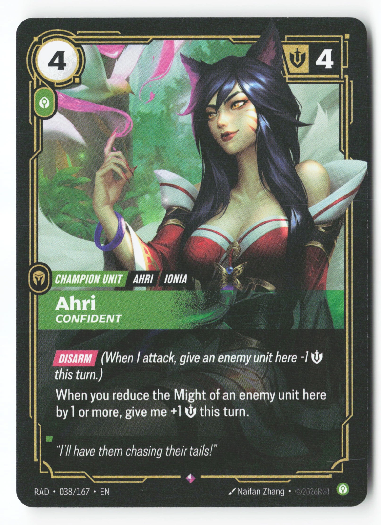 Ahri, Confident (RAD 038) — Voorkant