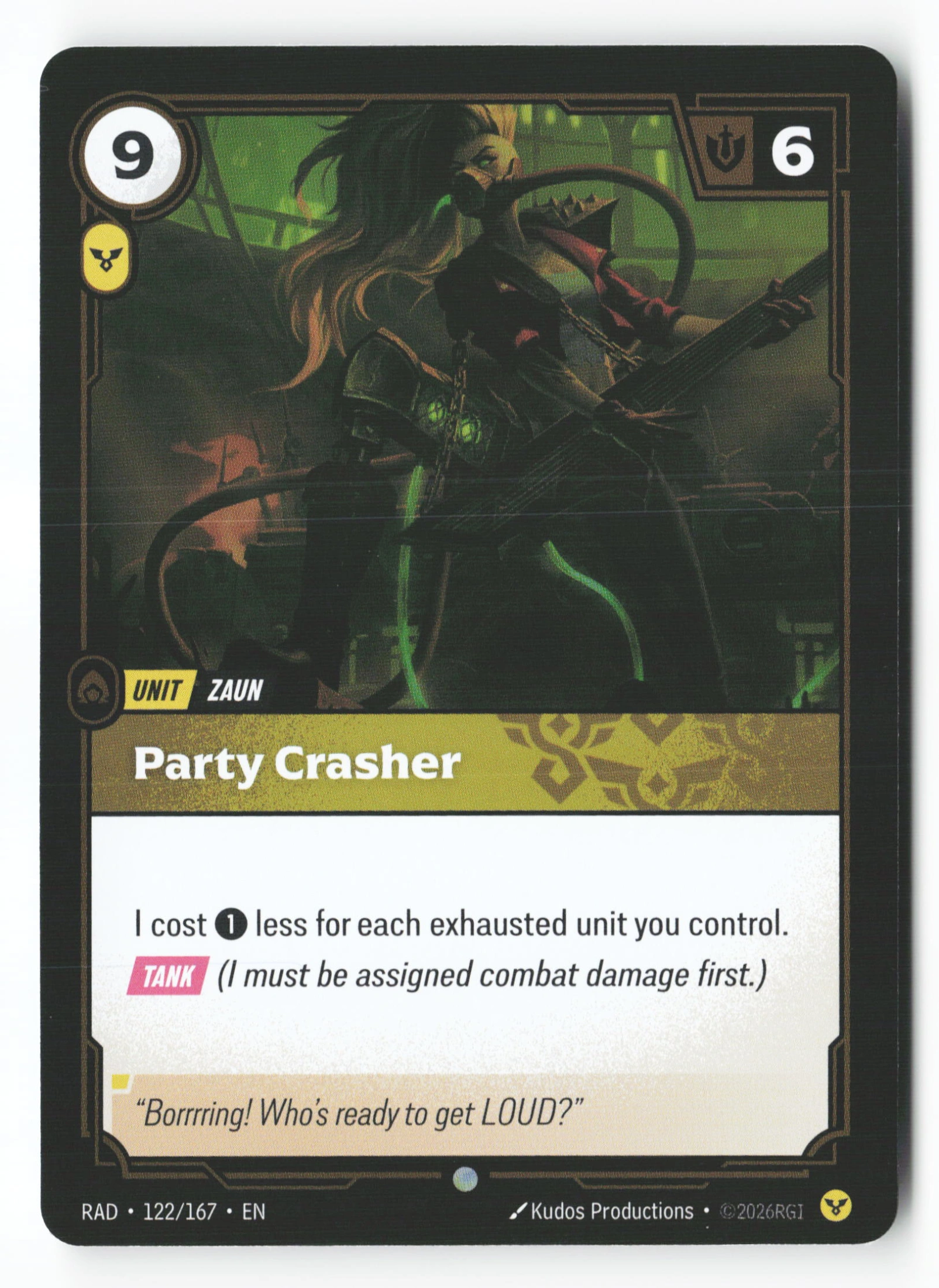 Party Crasher (RAD 122) — Voorkant