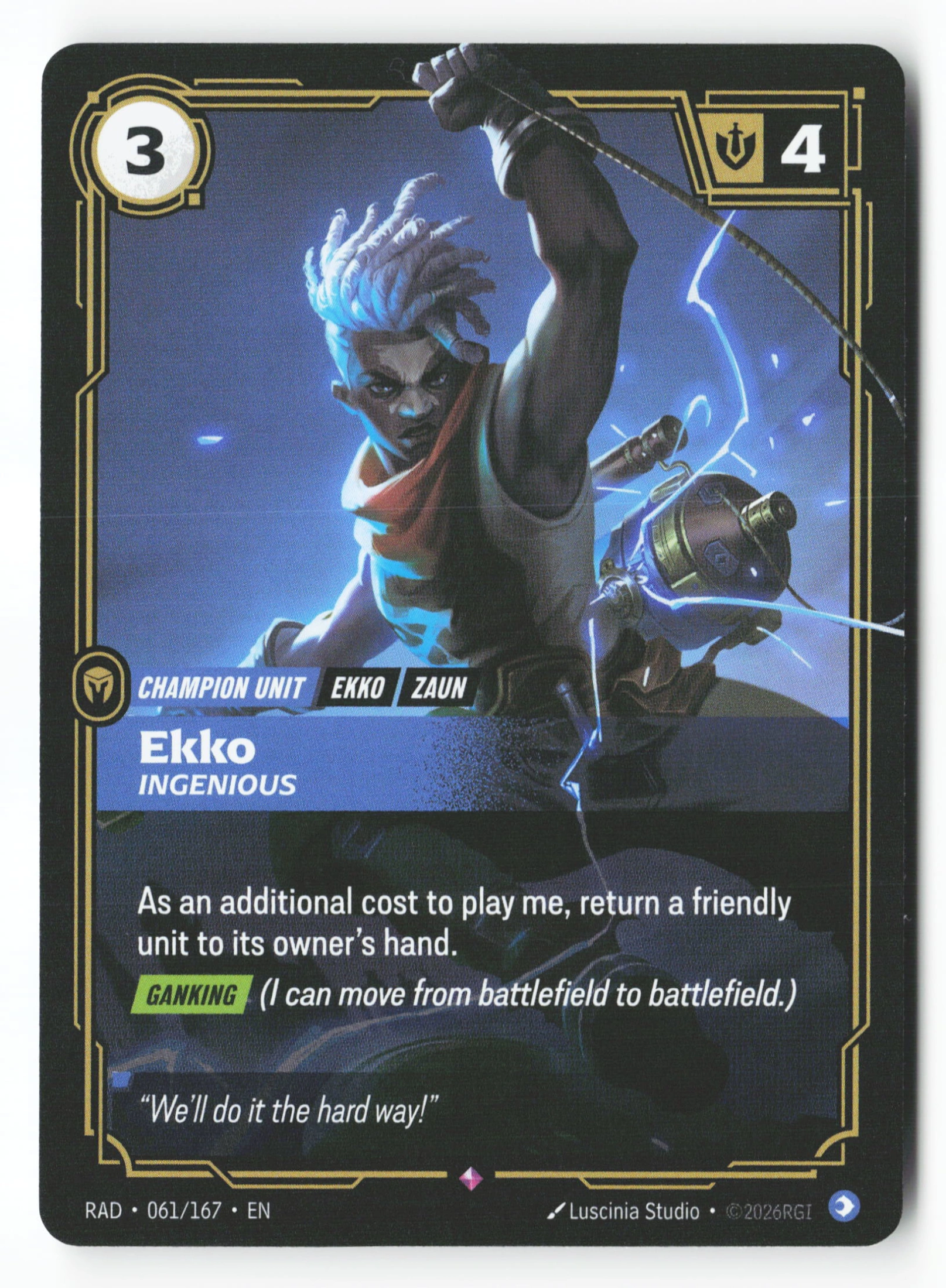 Ekko, Ingenious (RAD 061) — Voorkant
