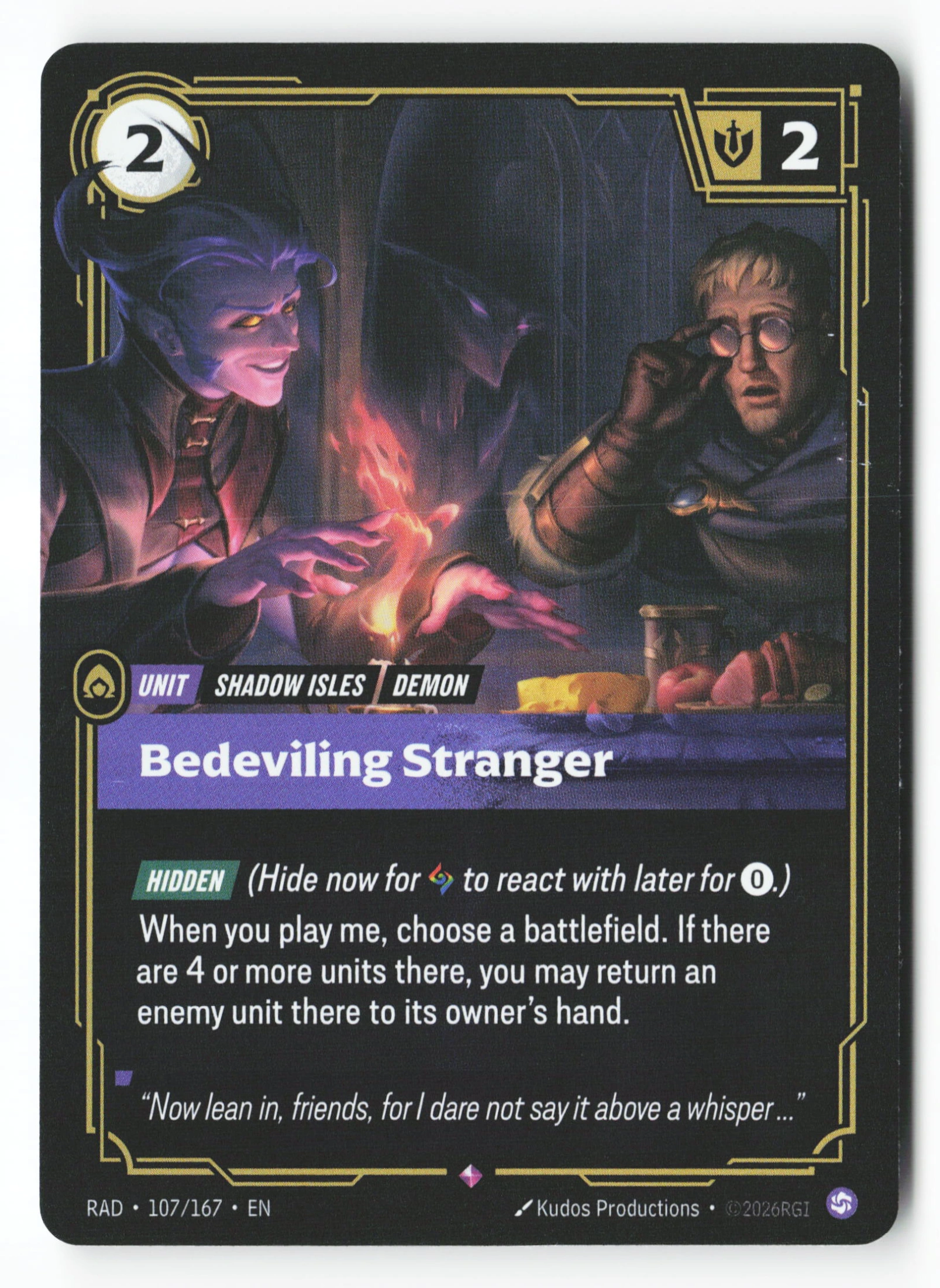 Bedeviling Stranger (RAD 107) — Voorkant