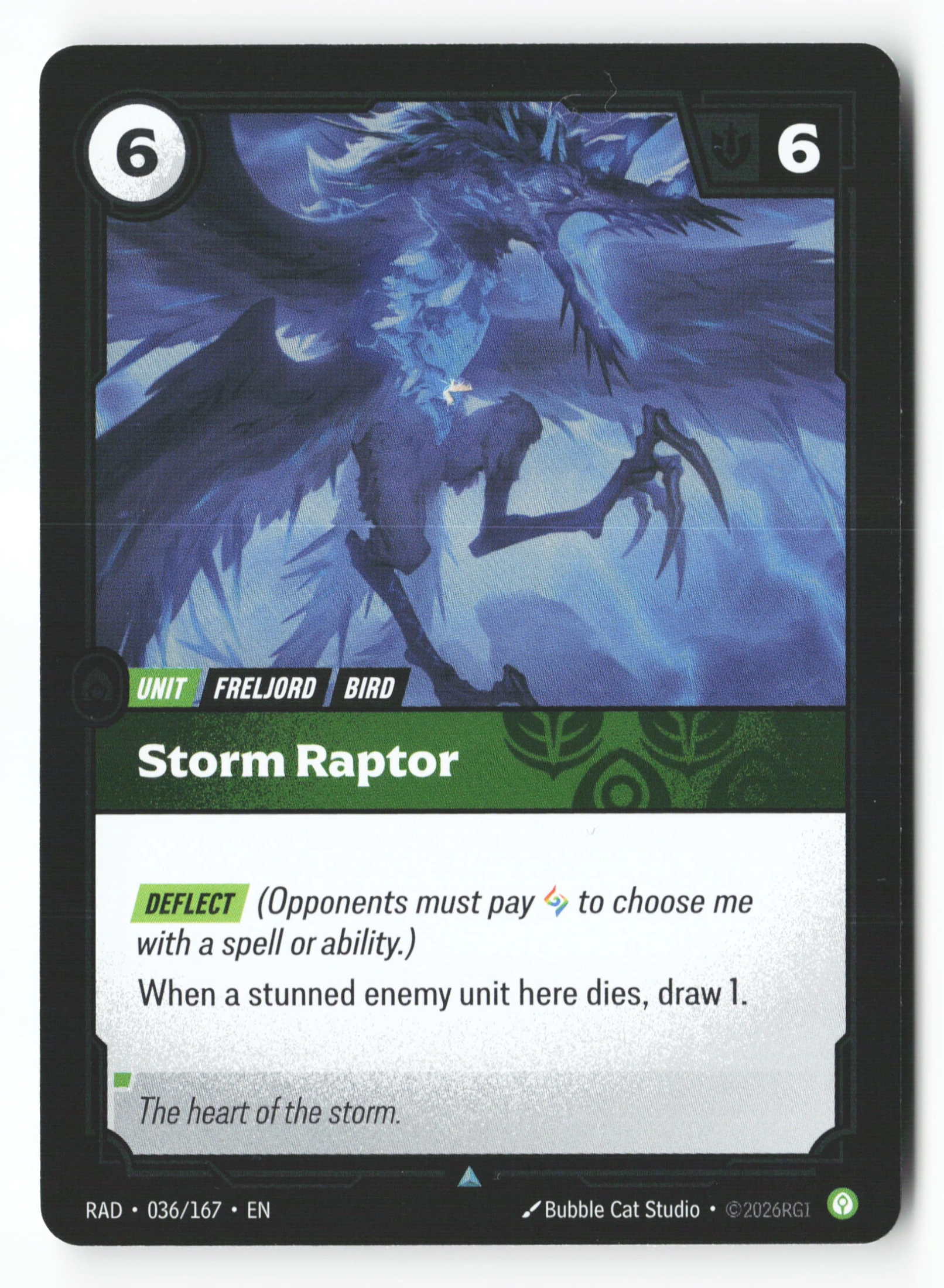 Storm Raptor (RAD 036) — Voorkant