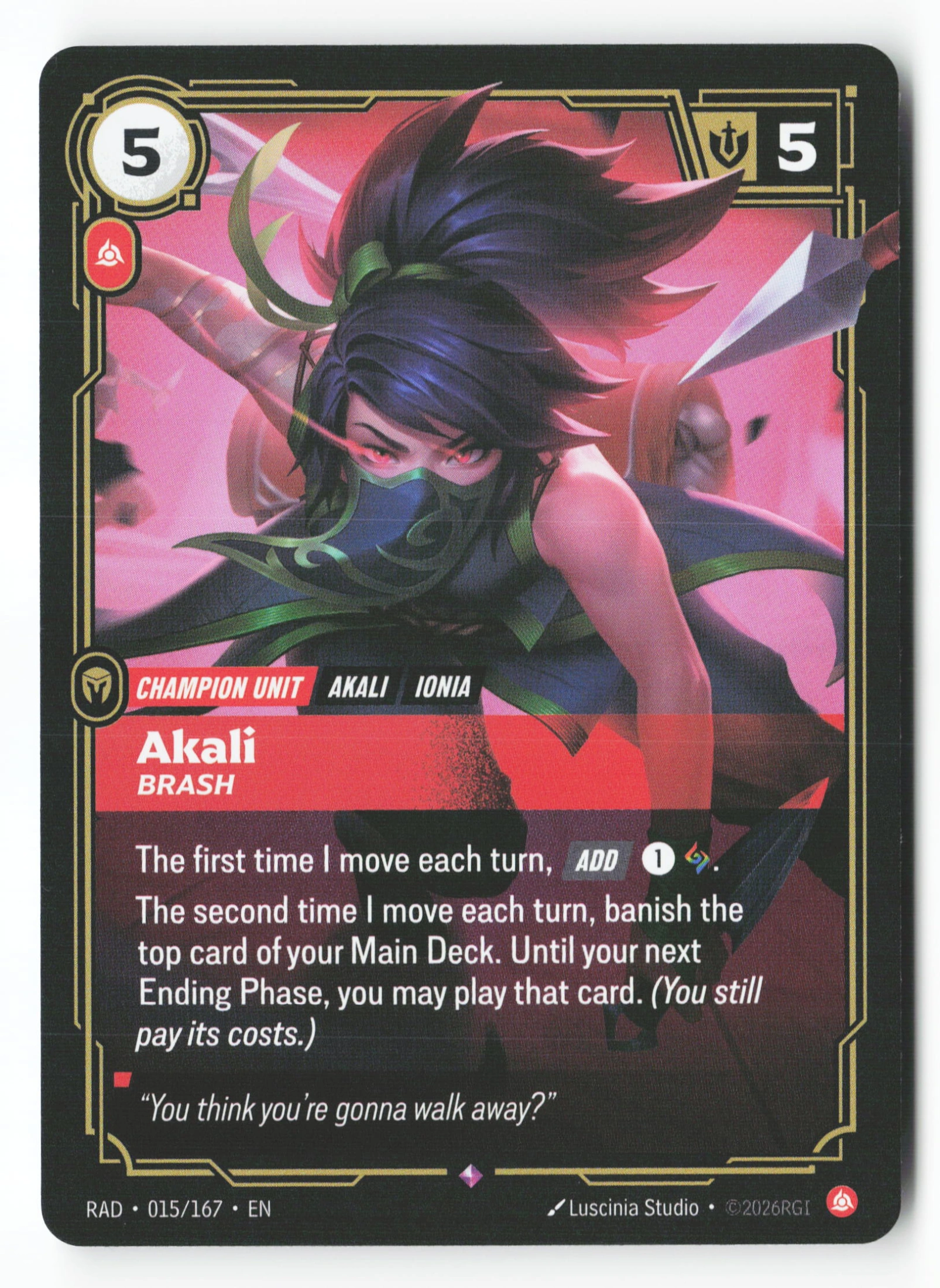 Akali, Brash (RAD 015) — Voorkant