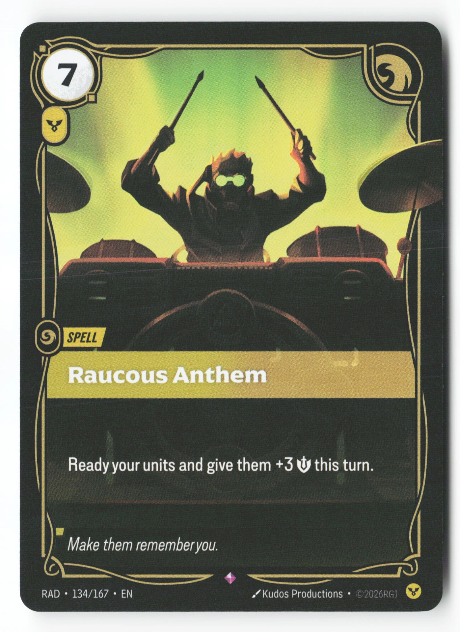 Raucous Anthem (RAD 134) — Voorkant