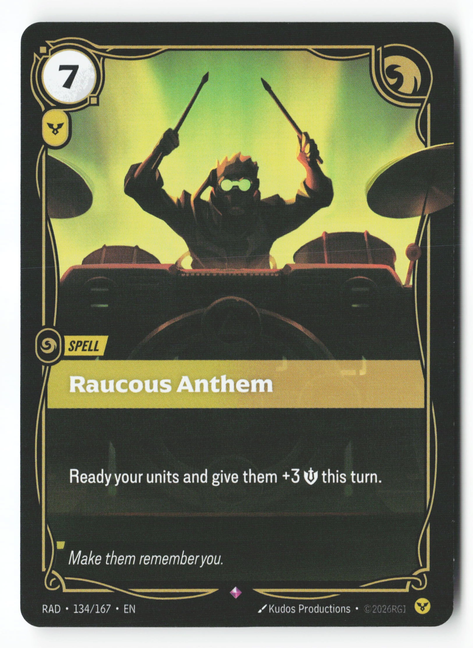 Raucous Anthem (RAD 134) — Voorkant