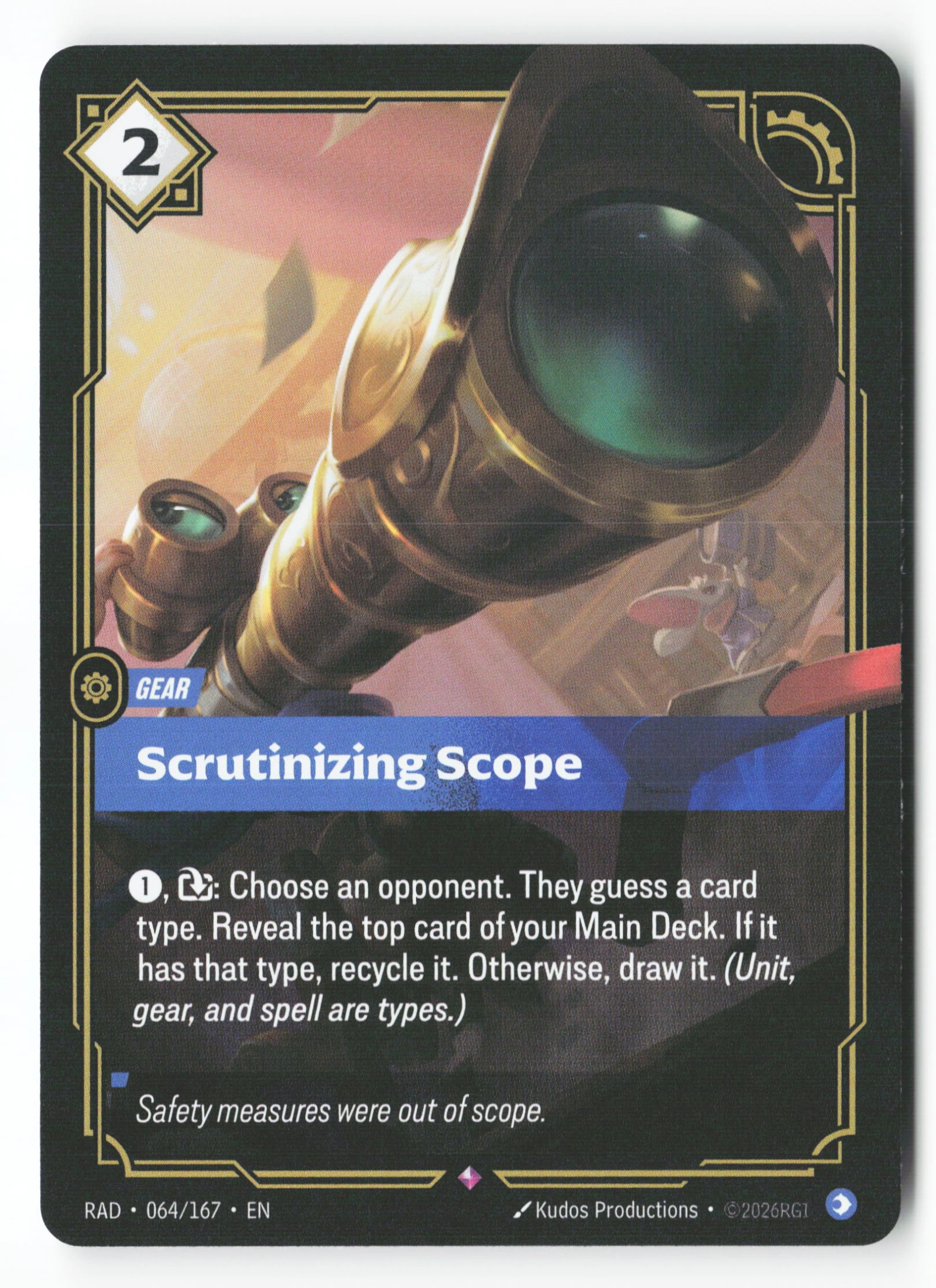 Scrutinizing Scope (RAD 064) — Voorkant