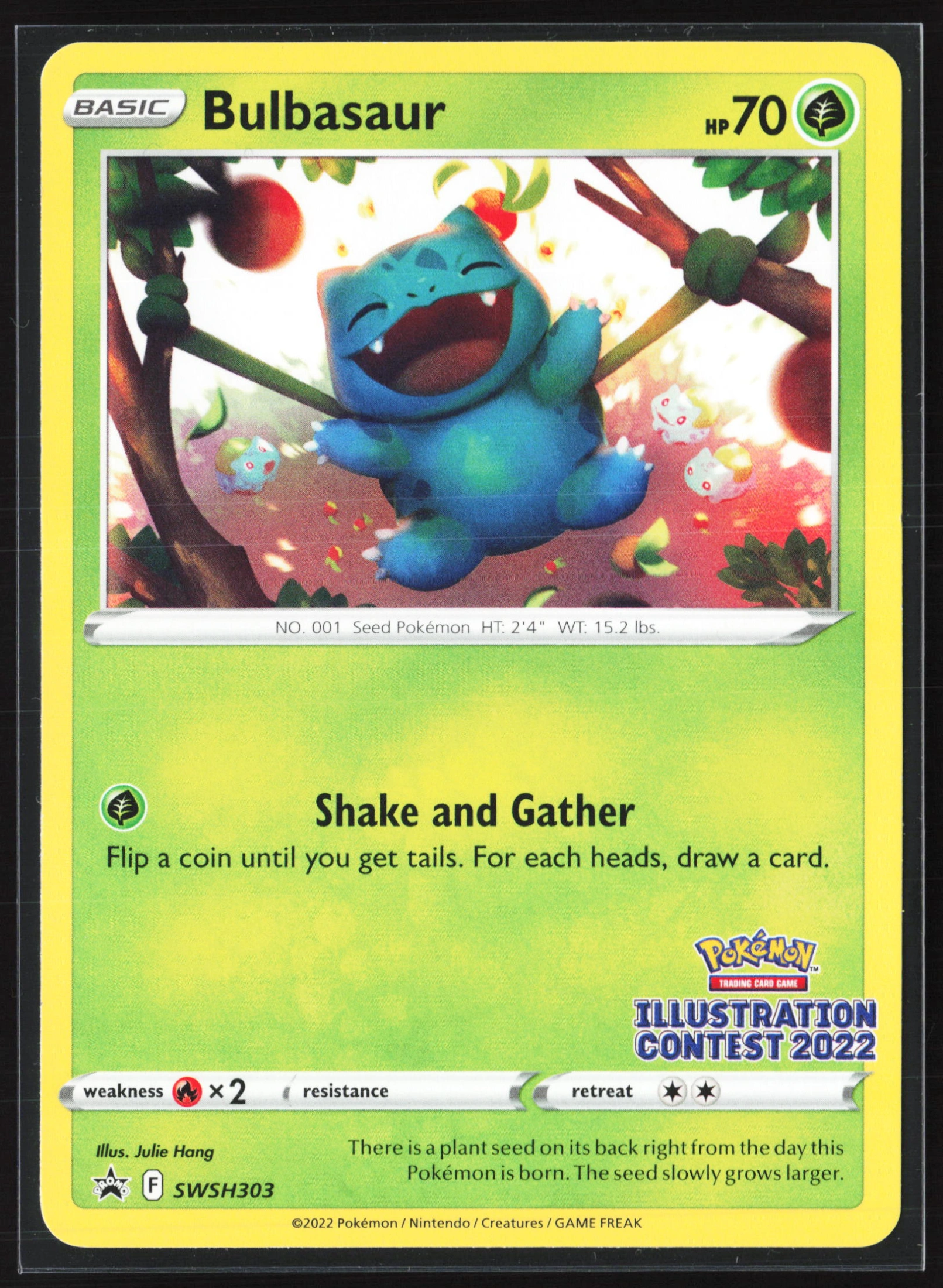 Bulbasaur (PR-SW SWSH303) — Voorkant