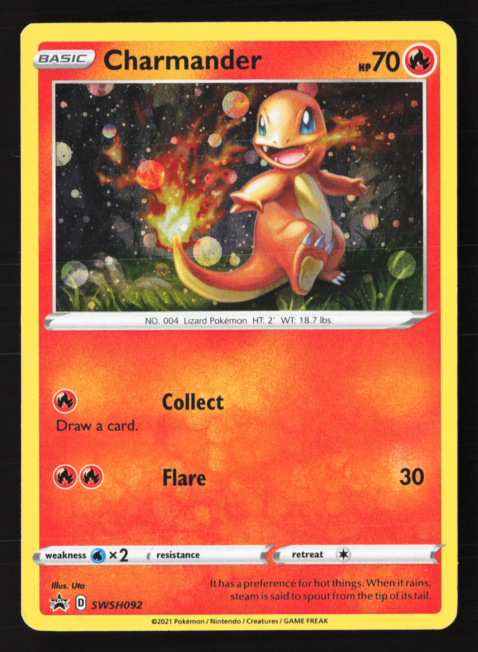 Charmander (PR-SW SWSH092) — Voorkant
