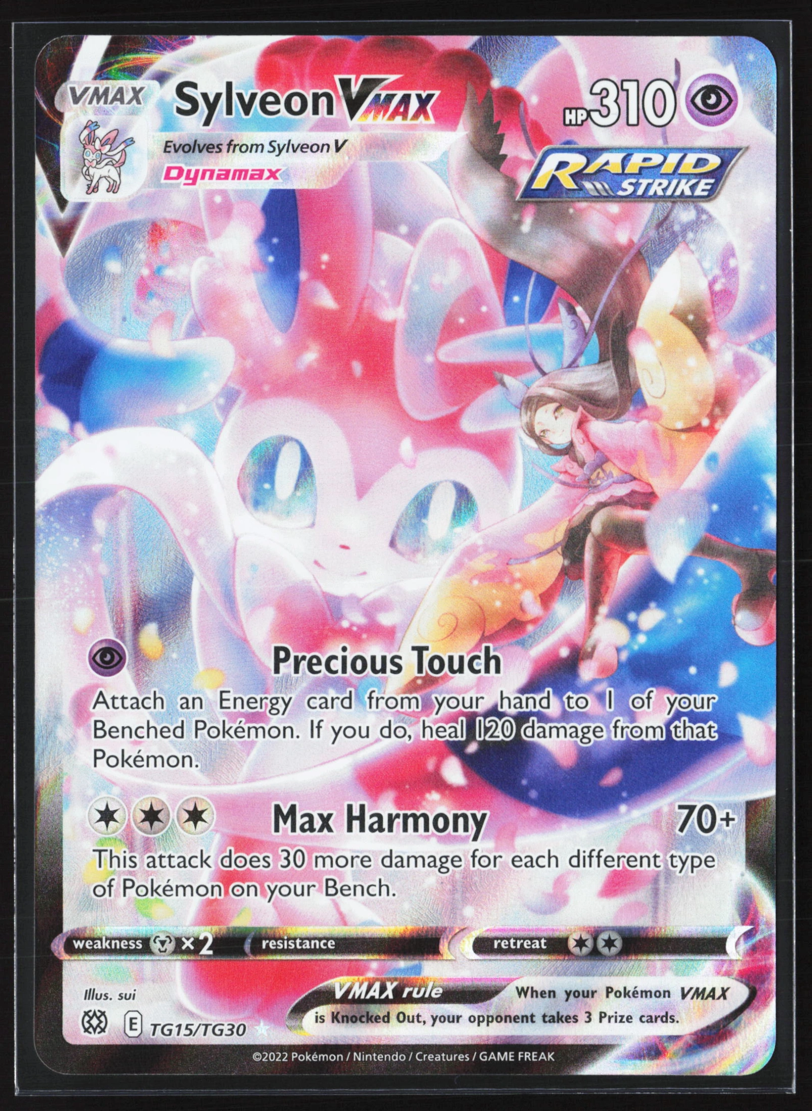 Sylveon VMAX (BRS TG15) — Voorkant