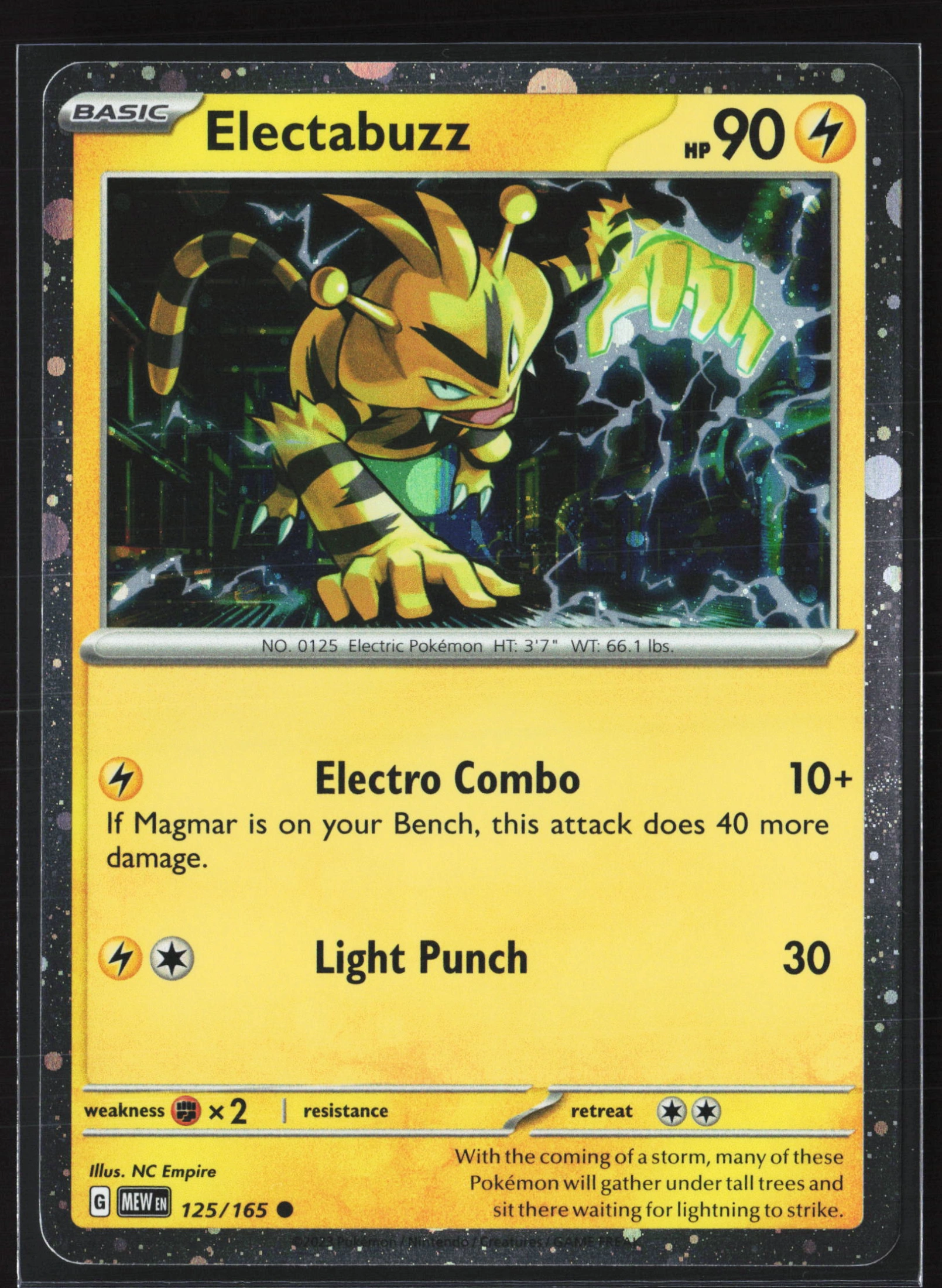 Electabuzz (MEW 125) — Voorkant
