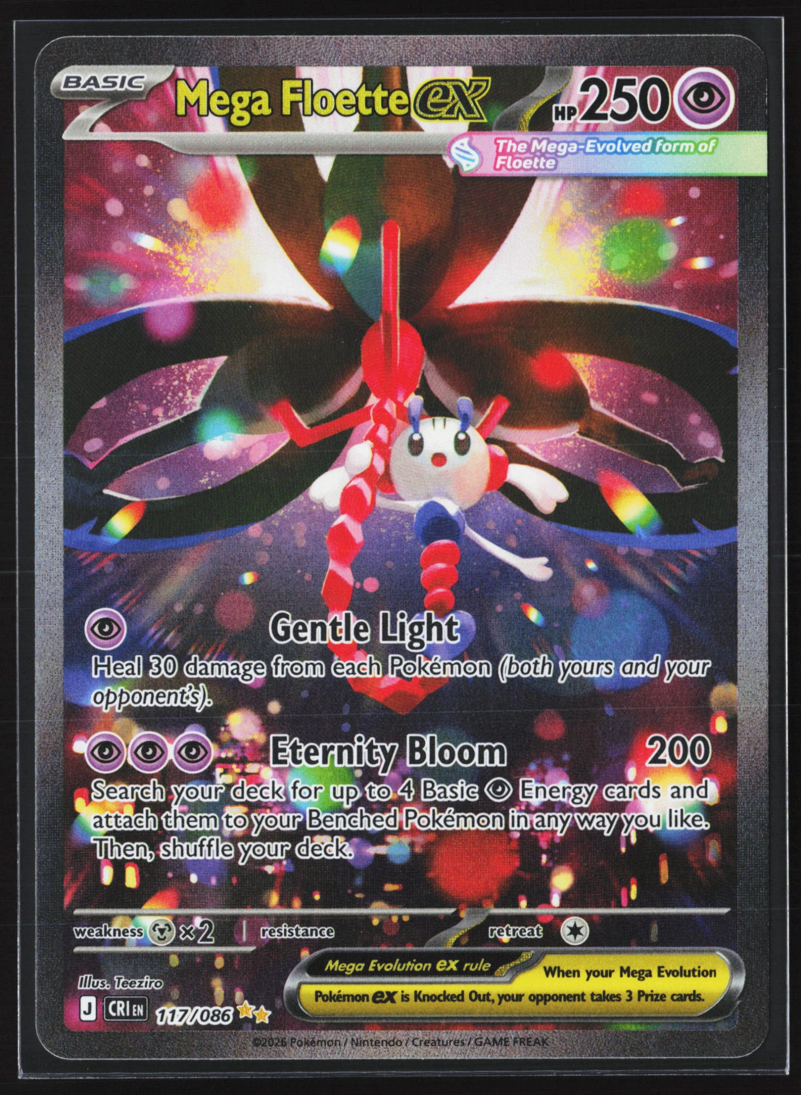 Mega Floette ex (CRI 117) — Voorkant