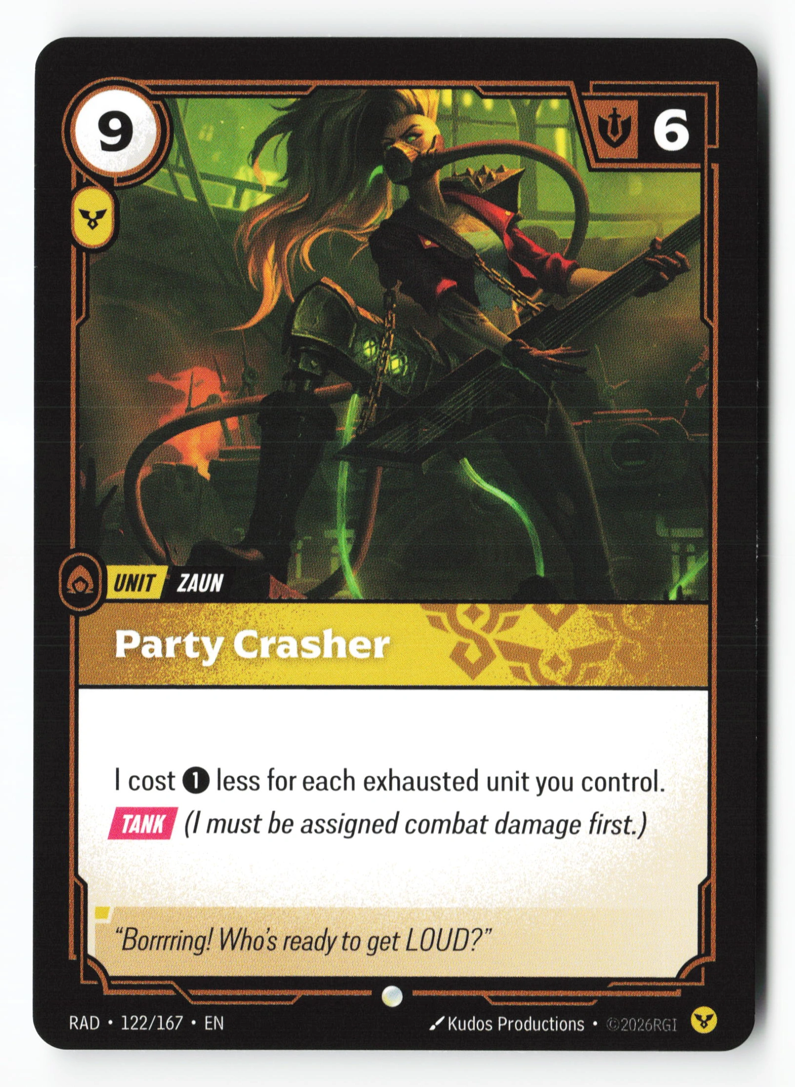 Party Crasher (RAD 122) — Voorkant