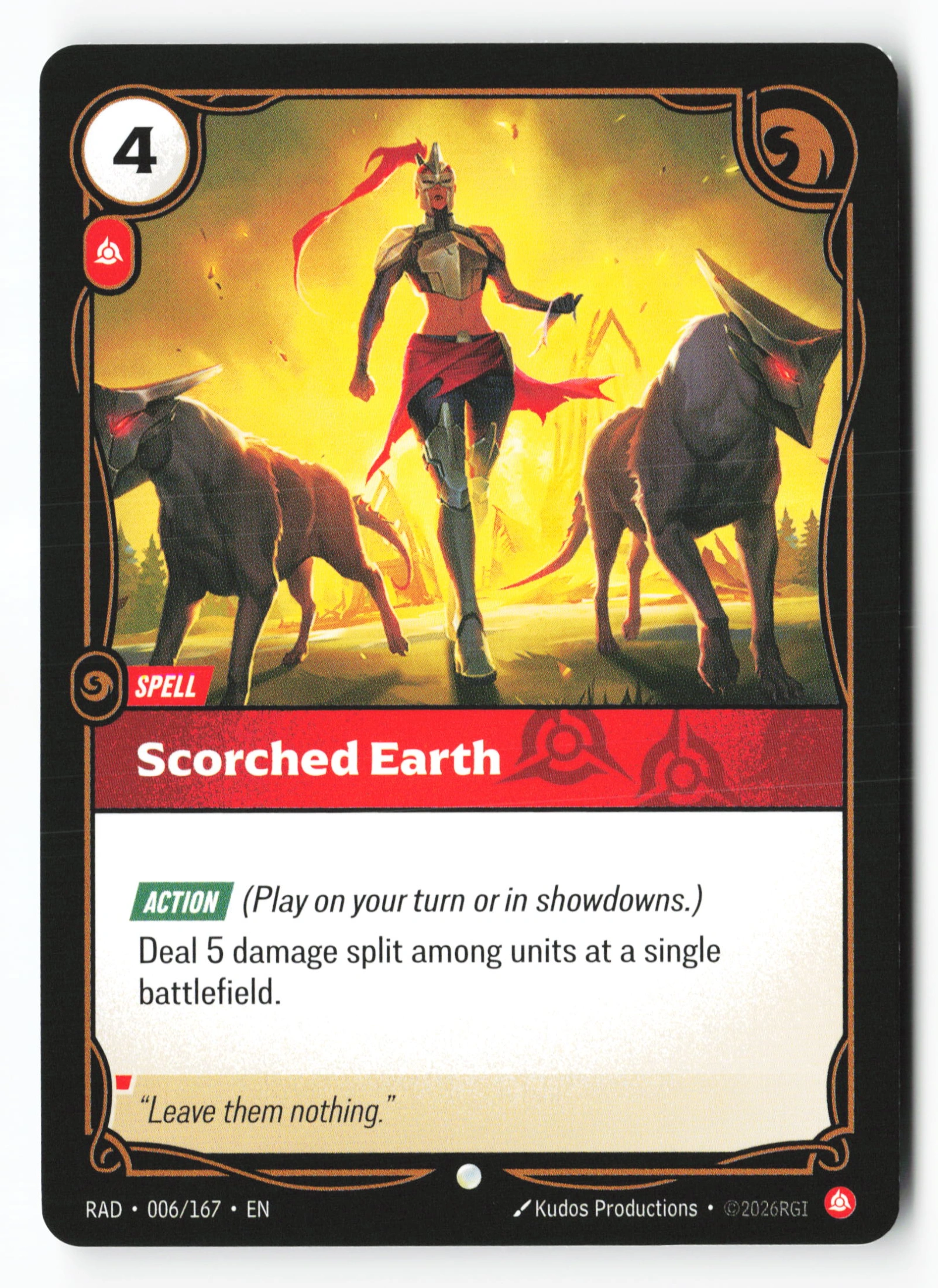 Scorched Earth (RAD 006) — Voorkant