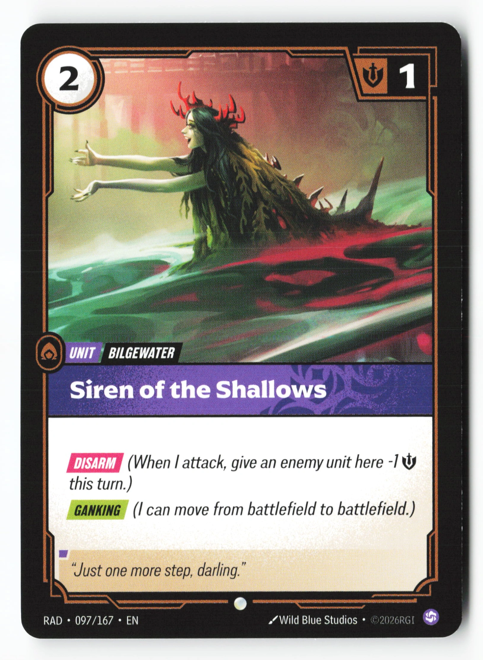 Siren Of The Shallows (RAD 097) — Voorkant