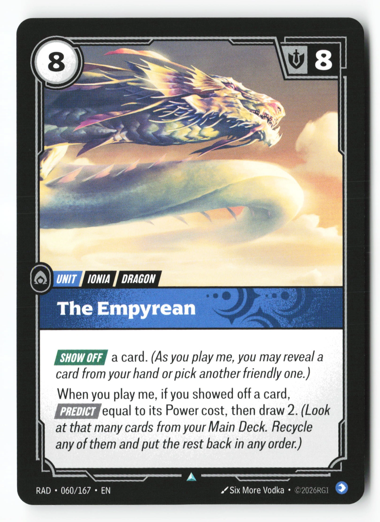 The Empyrean (RAD 060) — Voorkant