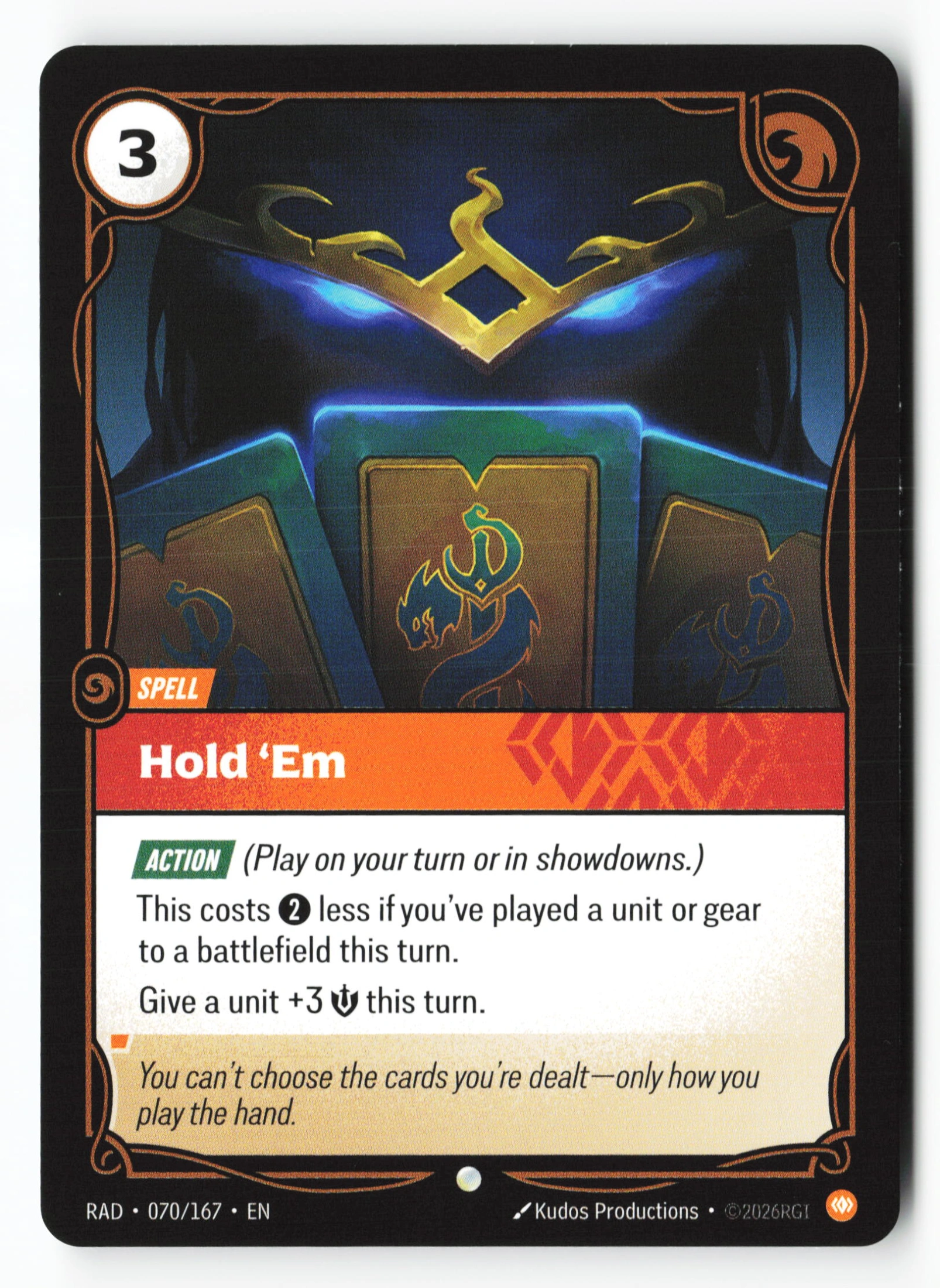 Hold 'em (RAD 070) — Voorkant