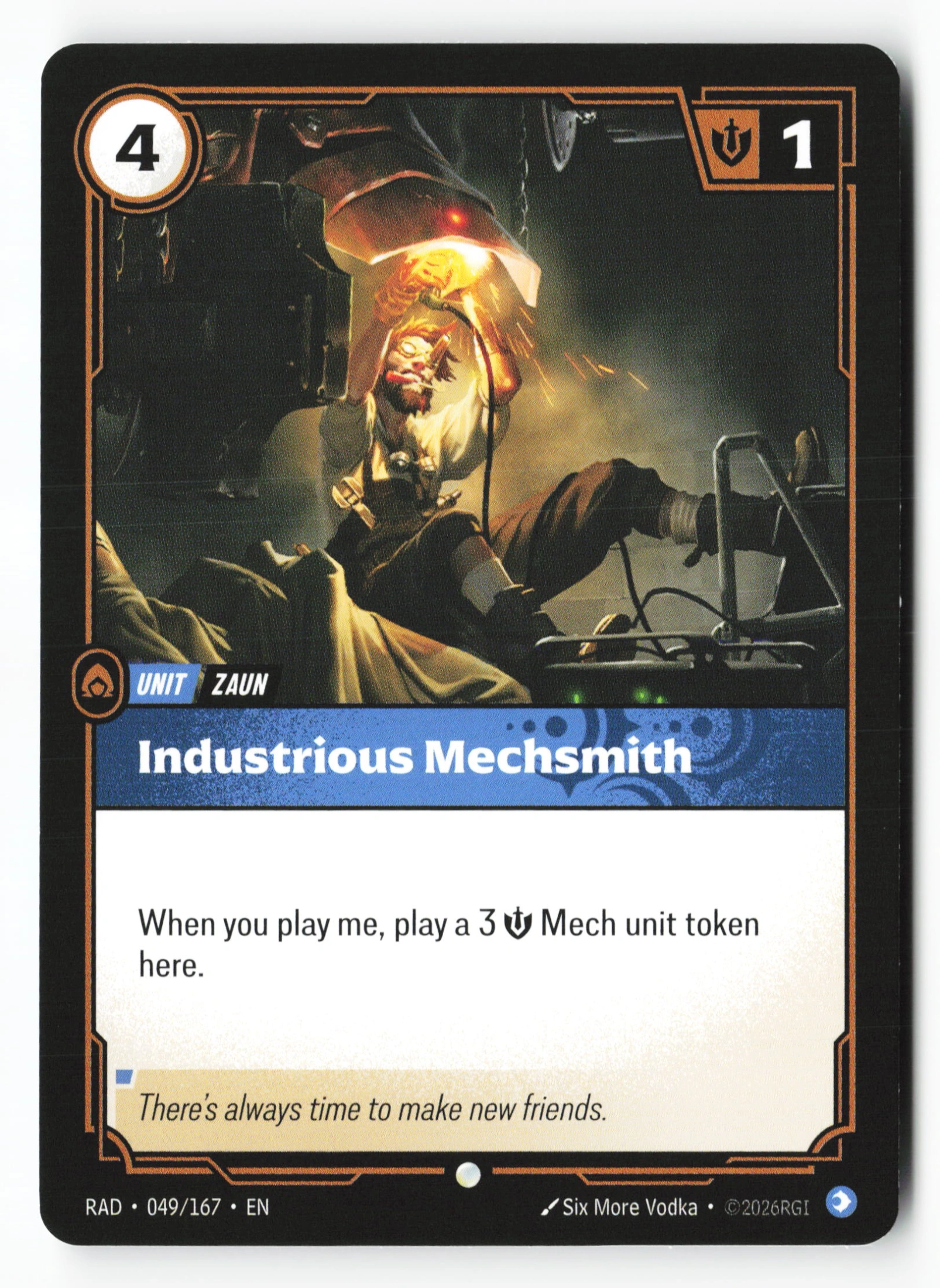 Industrious Mechsmith (RAD 049) — Voorkant