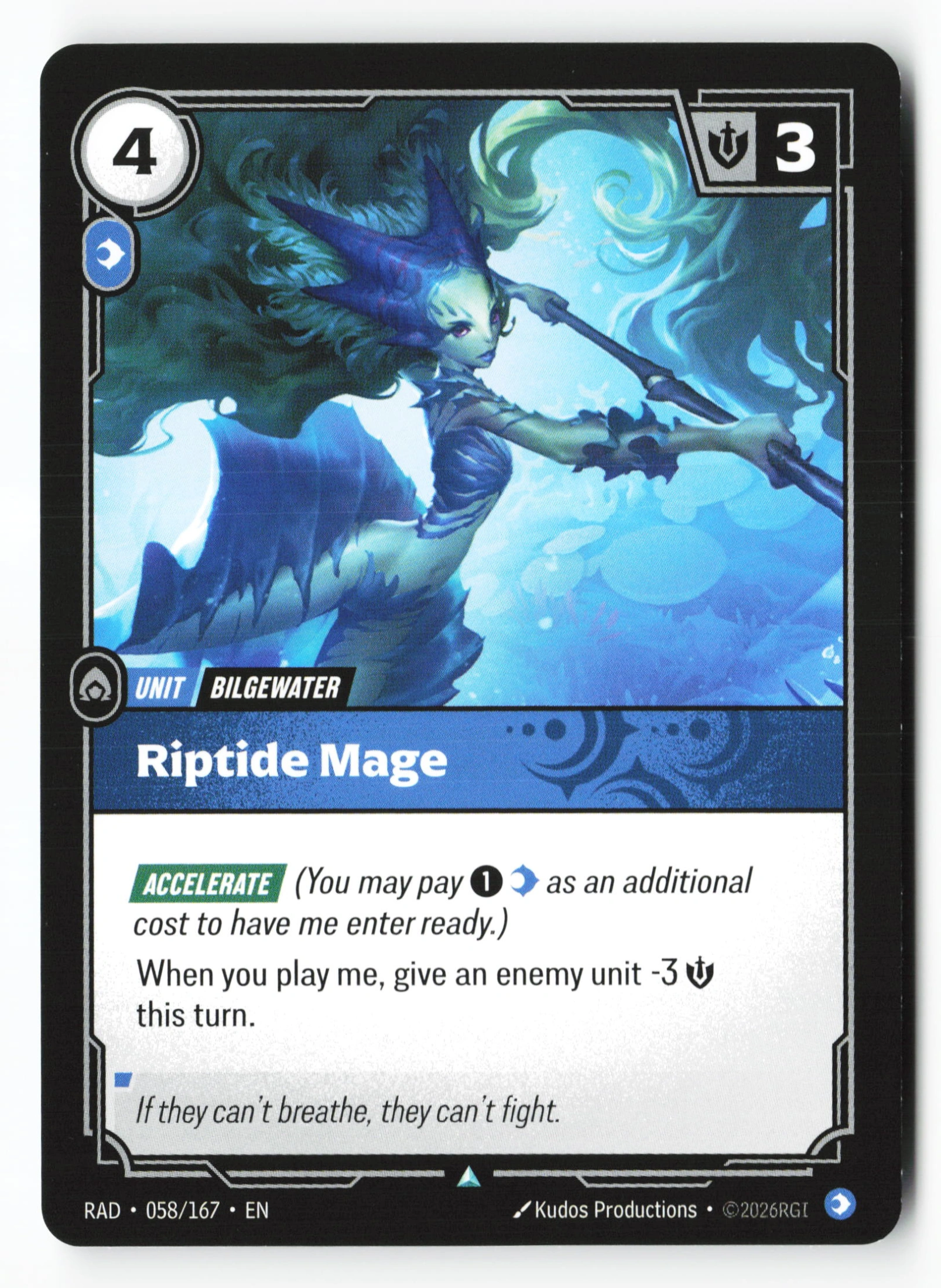 Riptide Mage (RAD 058) — Voorkant