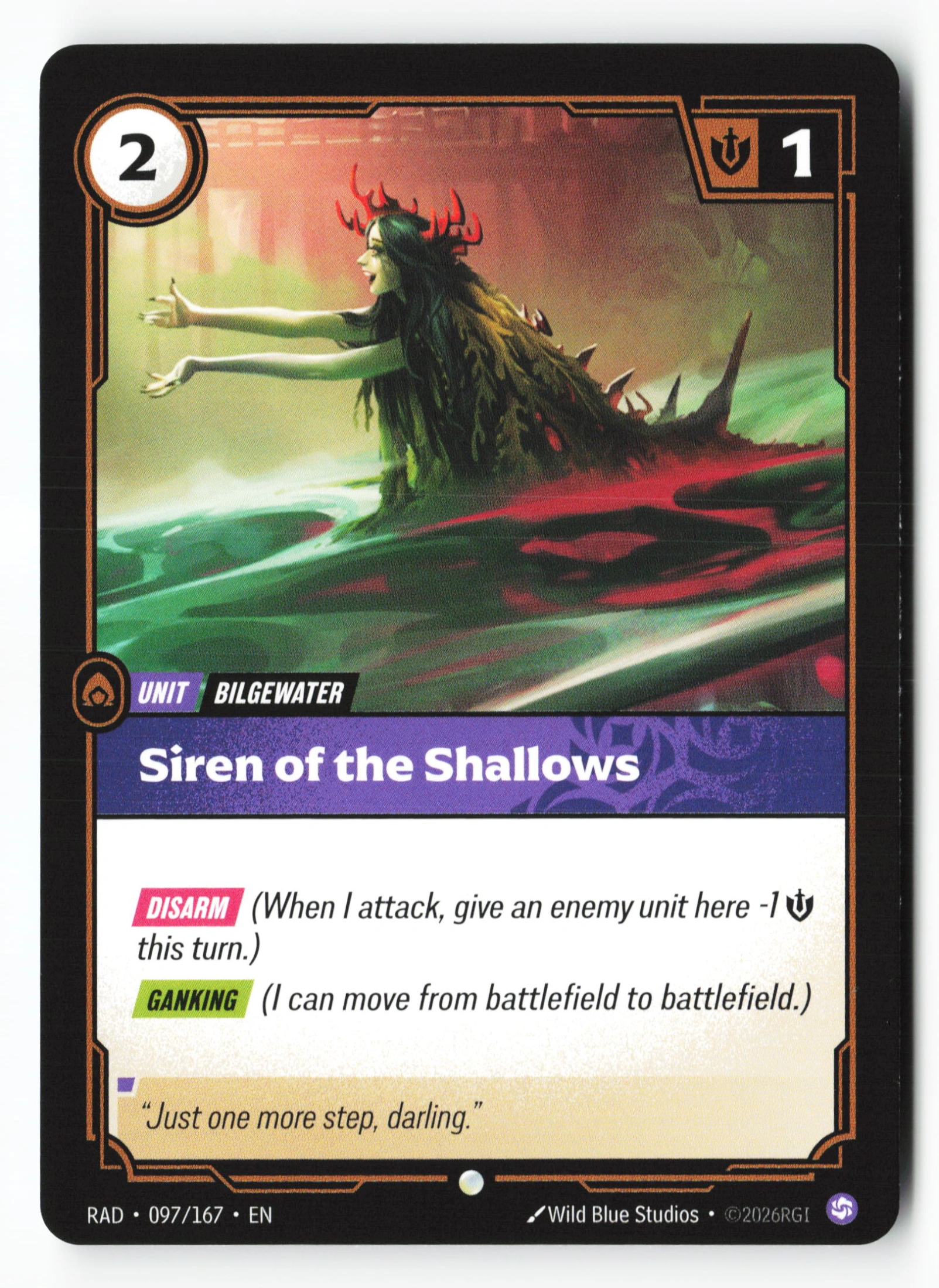 Siren Of The Shallows (RAD 097) — Voorkant