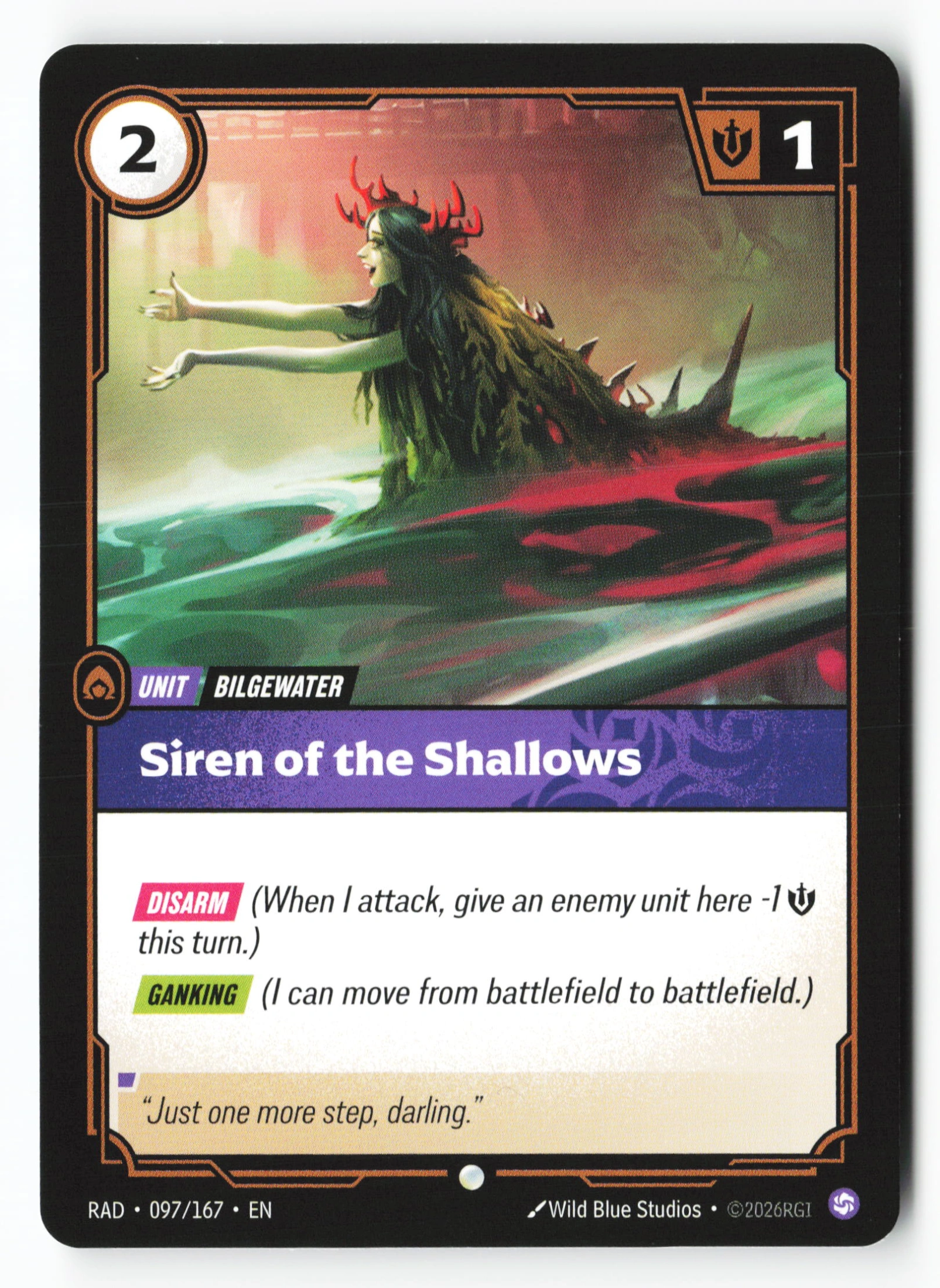 Siren Of The Shallows (RAD 097) — Voorkant