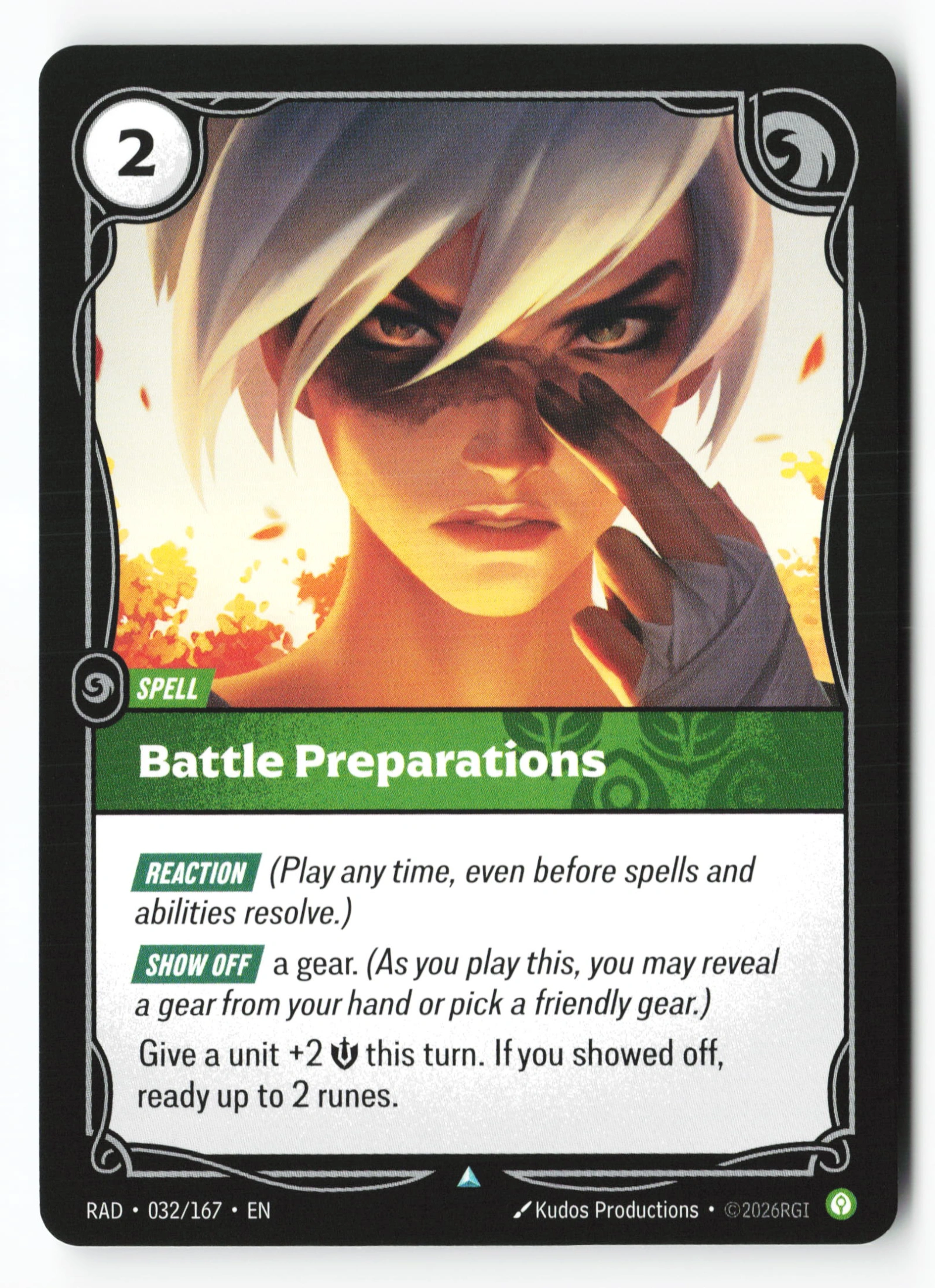 Battle Preparations (RAD 032) — Voorkant