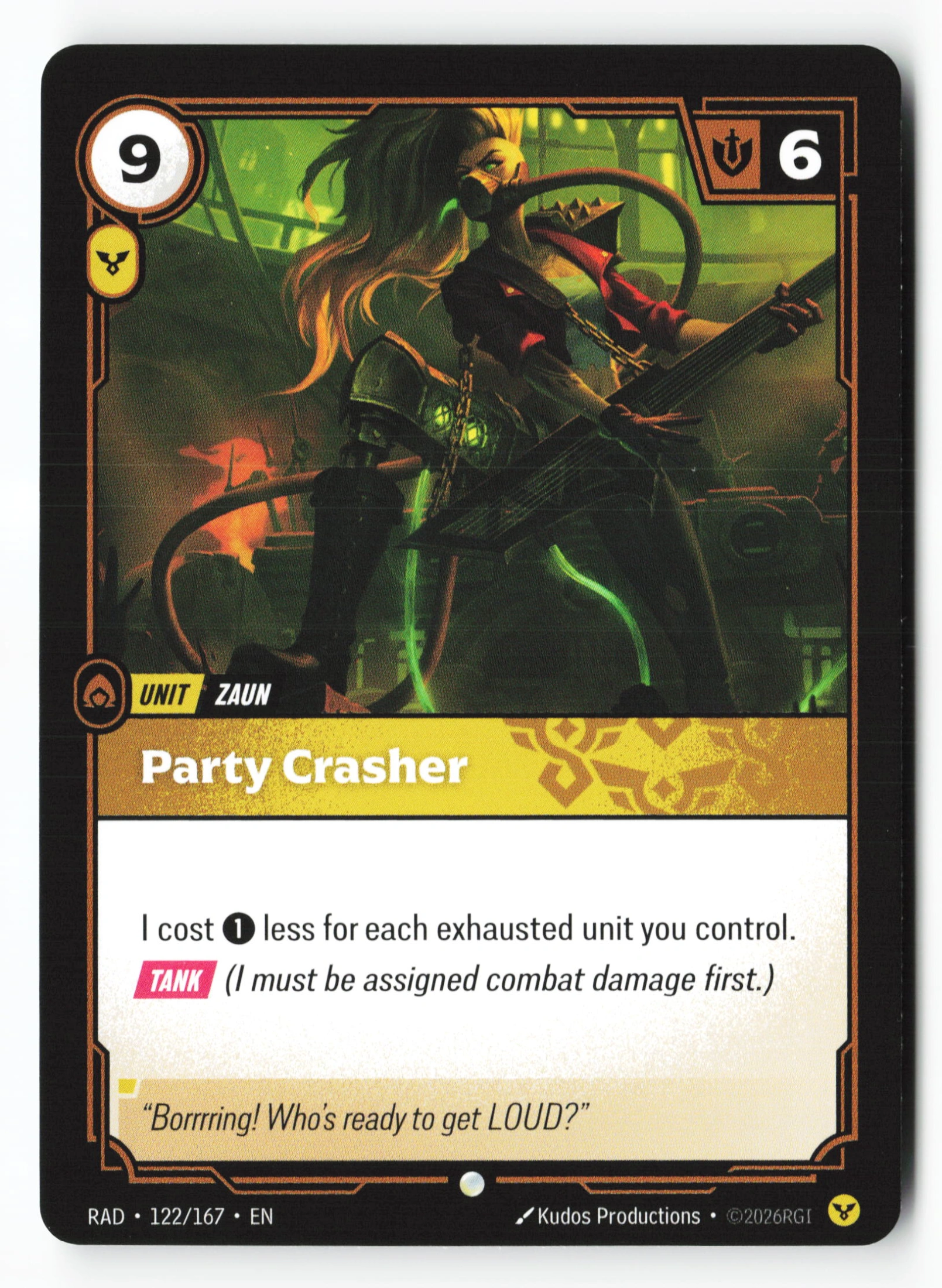 Party Crasher (RAD 122) — Voorkant