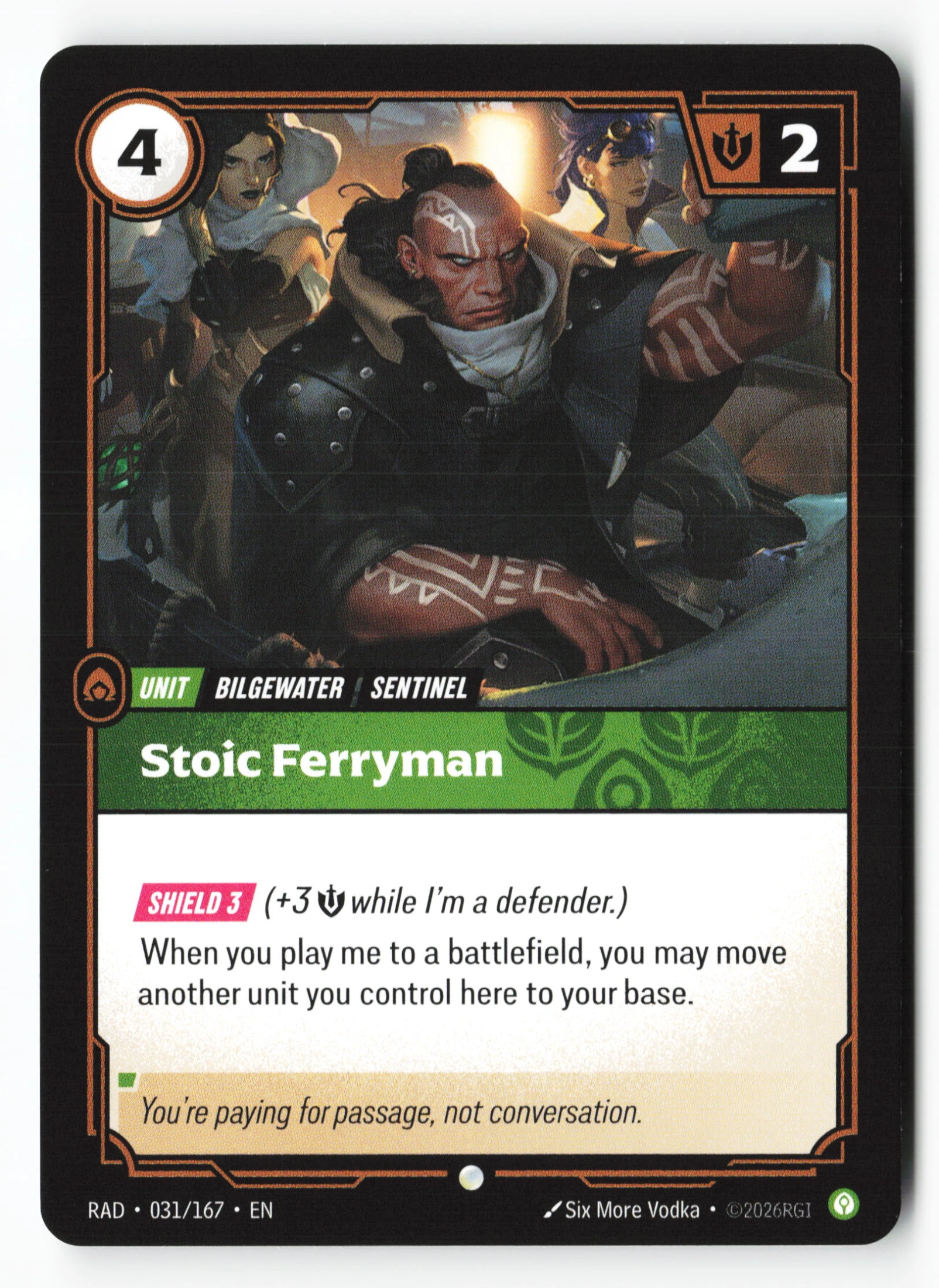 Stoic Ferryman (RAD 031) — Voorkant