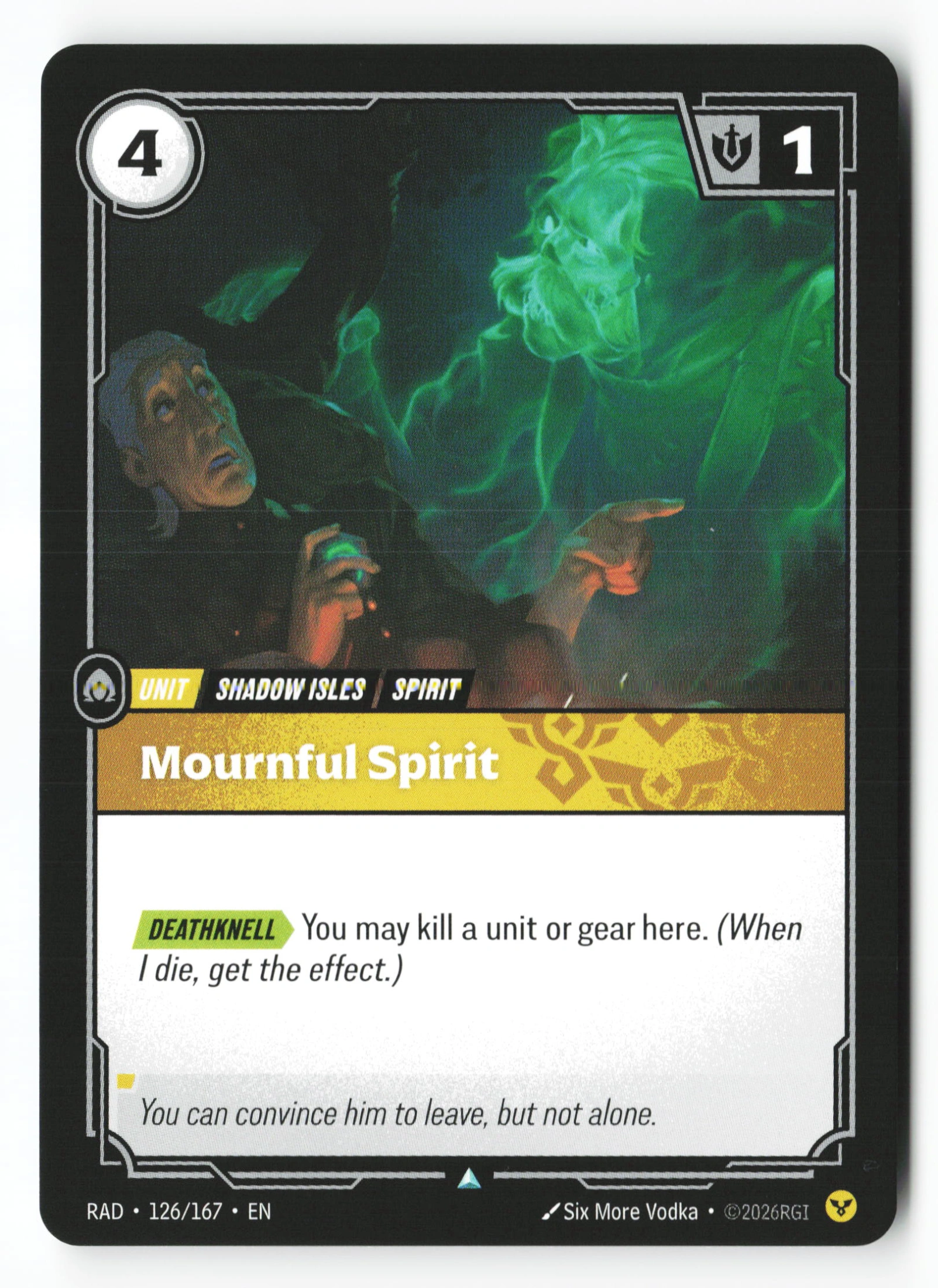 Mournful Spirit (RAD 126) — Voorkant