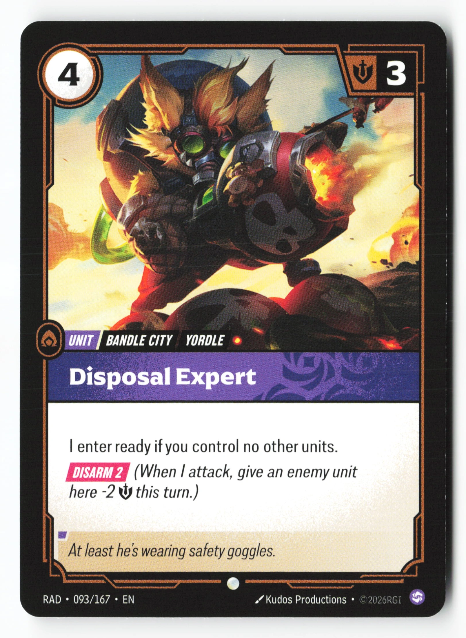 Disposal Expert (RAD 093) — Voorkant