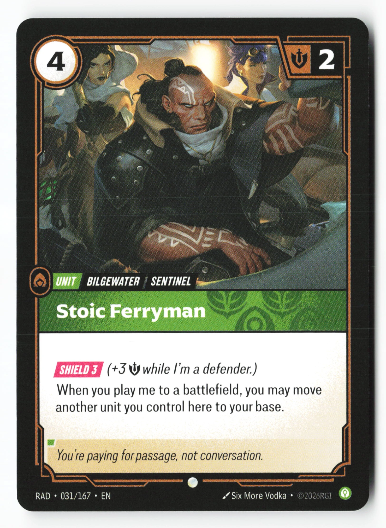 Stoic Ferryman (RAD 031) — Voorkant