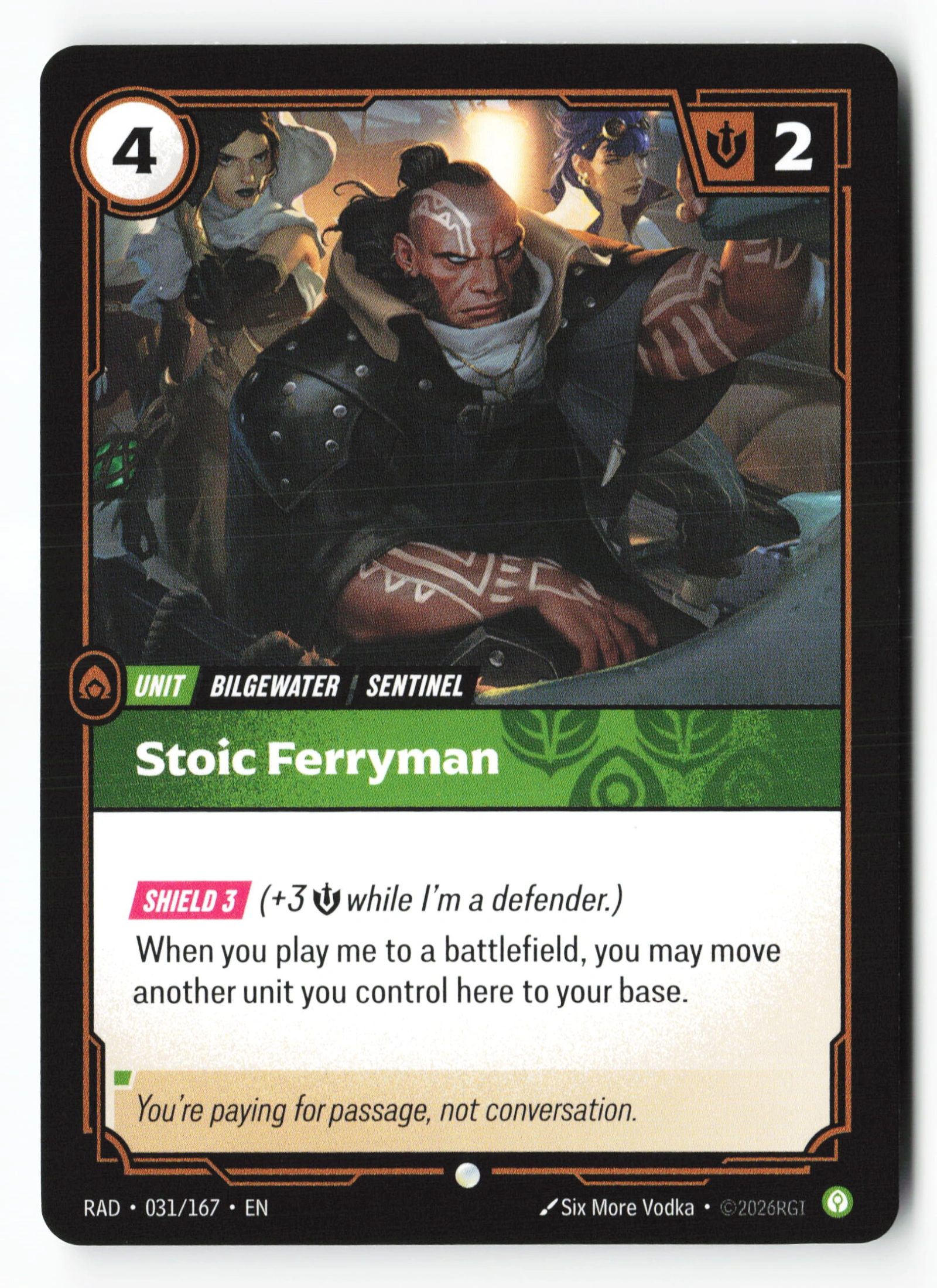 Stoic Ferryman (RAD 031) — Voorkant