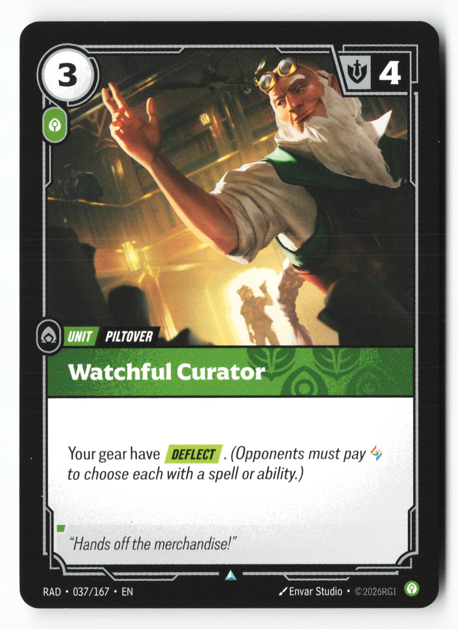 Watchful Curator (RAD 037) — Voorkant