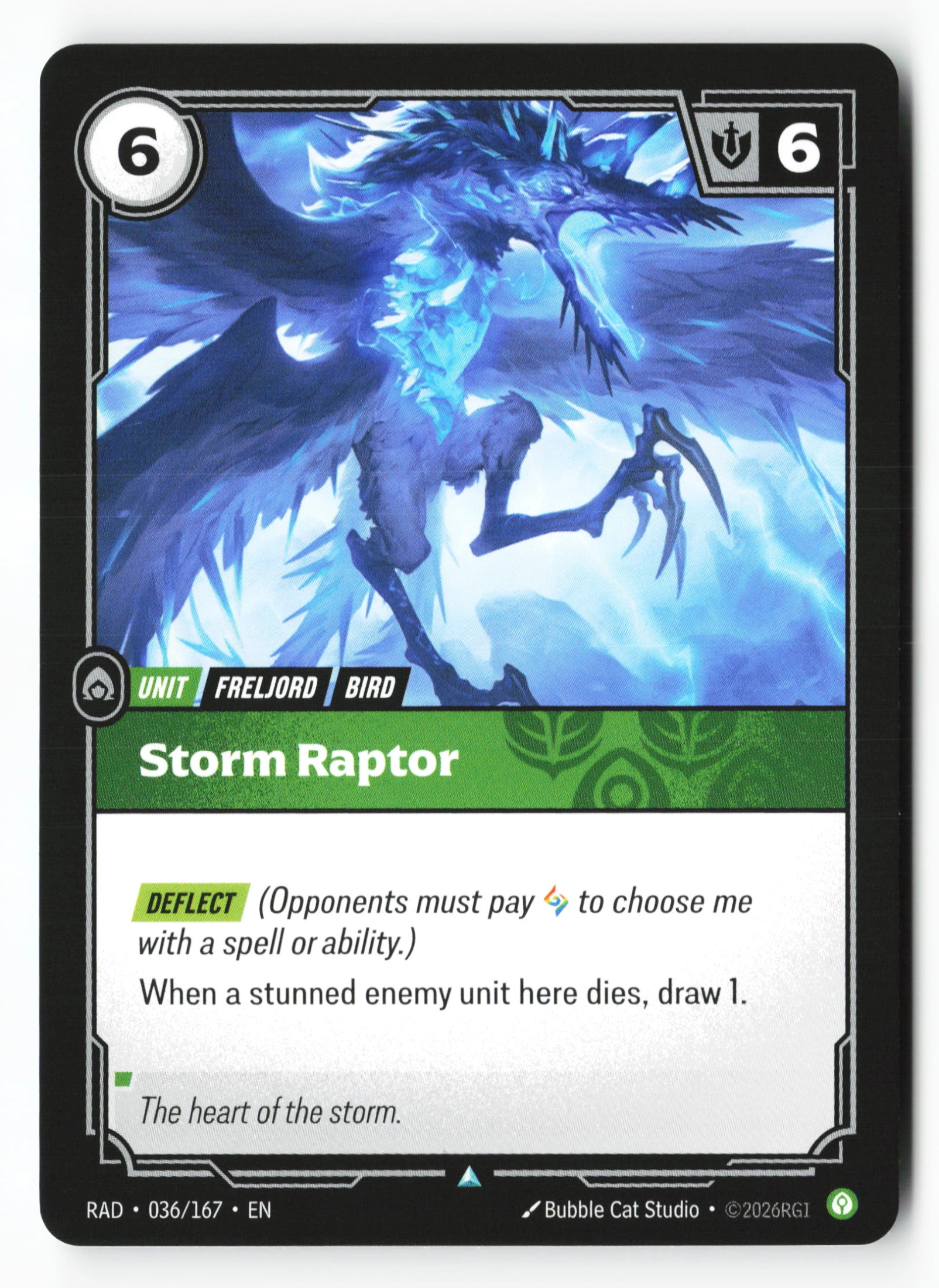 Storm Raptor (RAD 036) — Voorkant