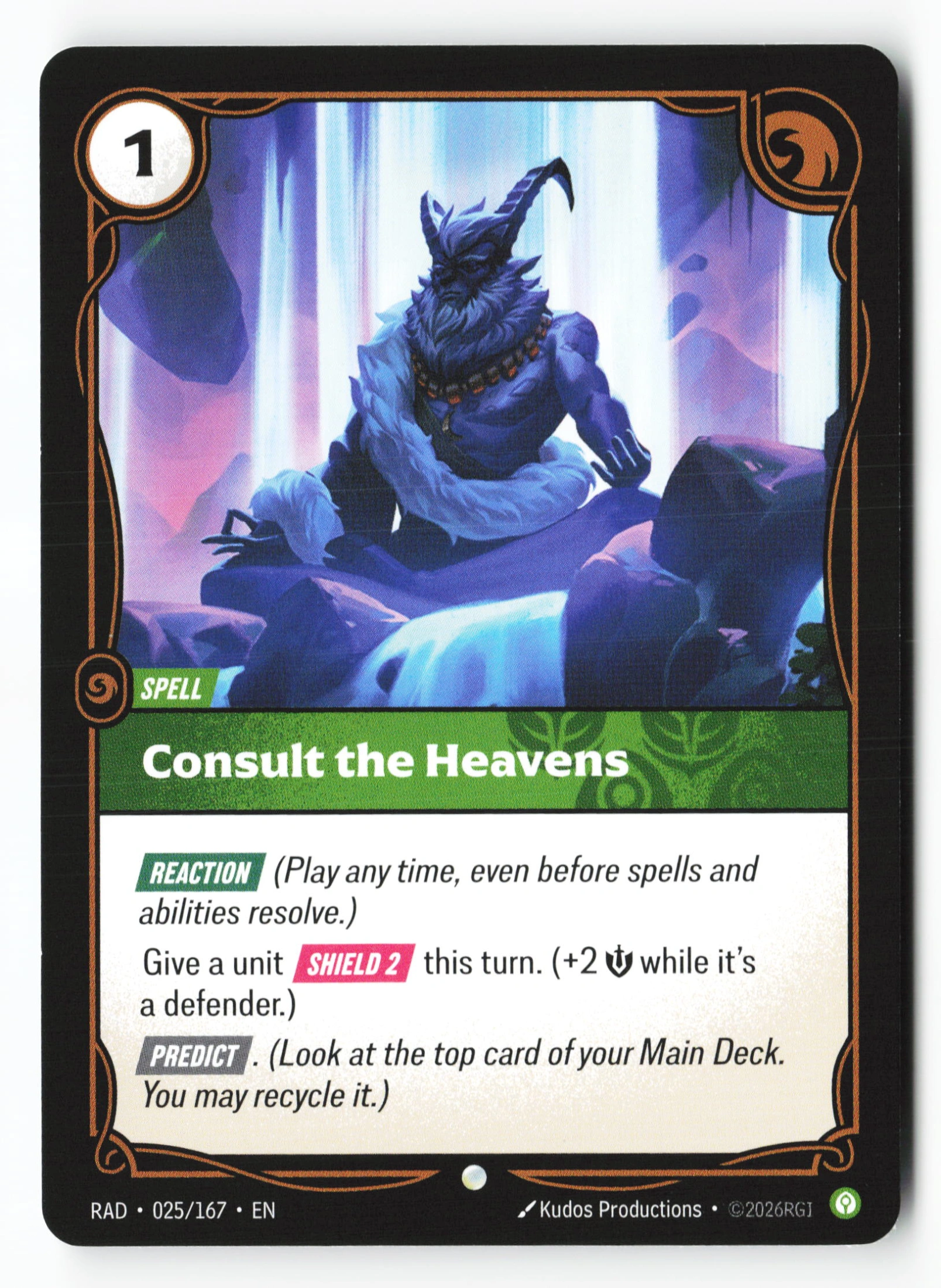 Consult The Heavens (RAD 025) — Voorkant