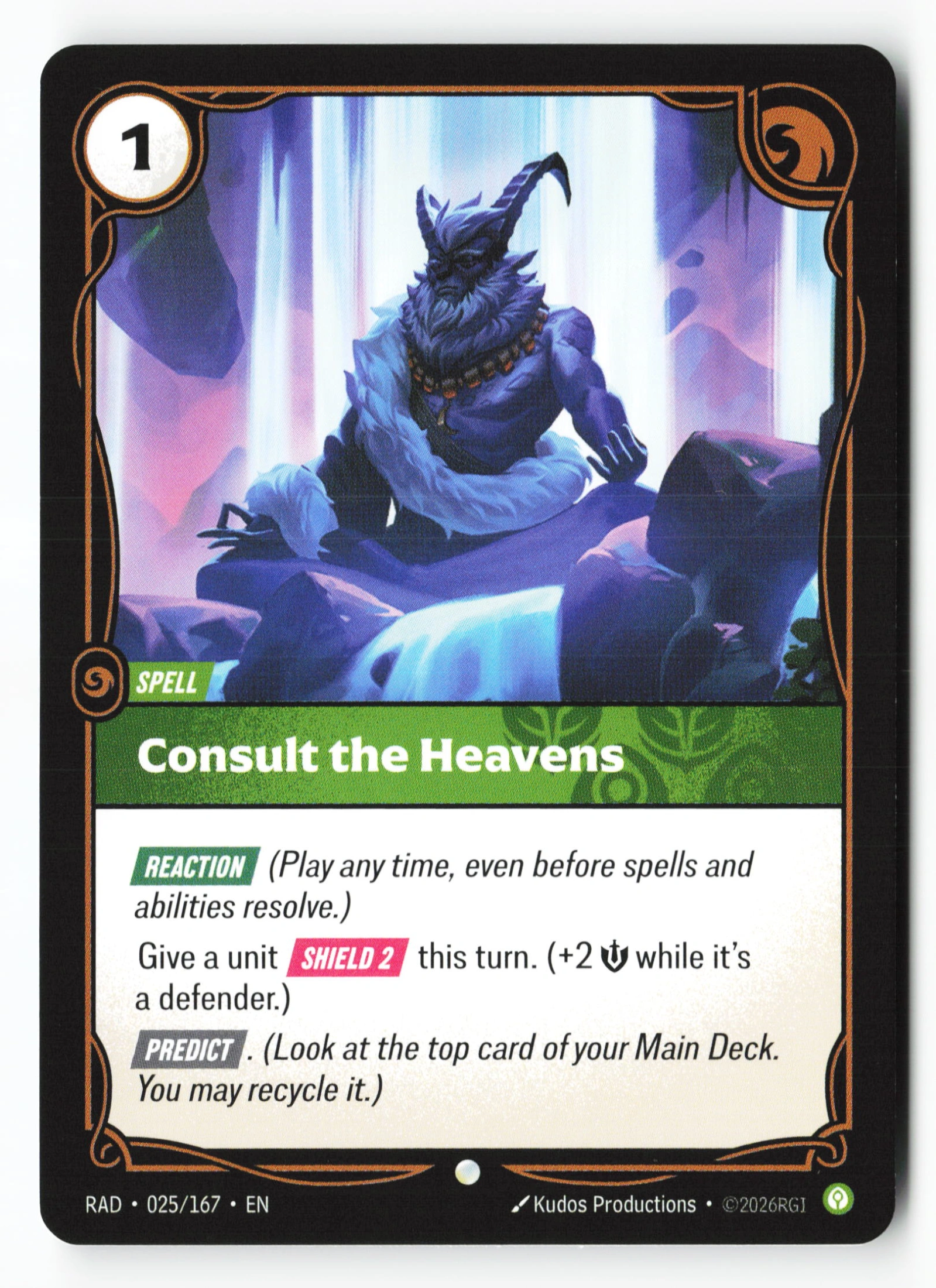 Consult The Heavens (RAD 025) — Voorkant
