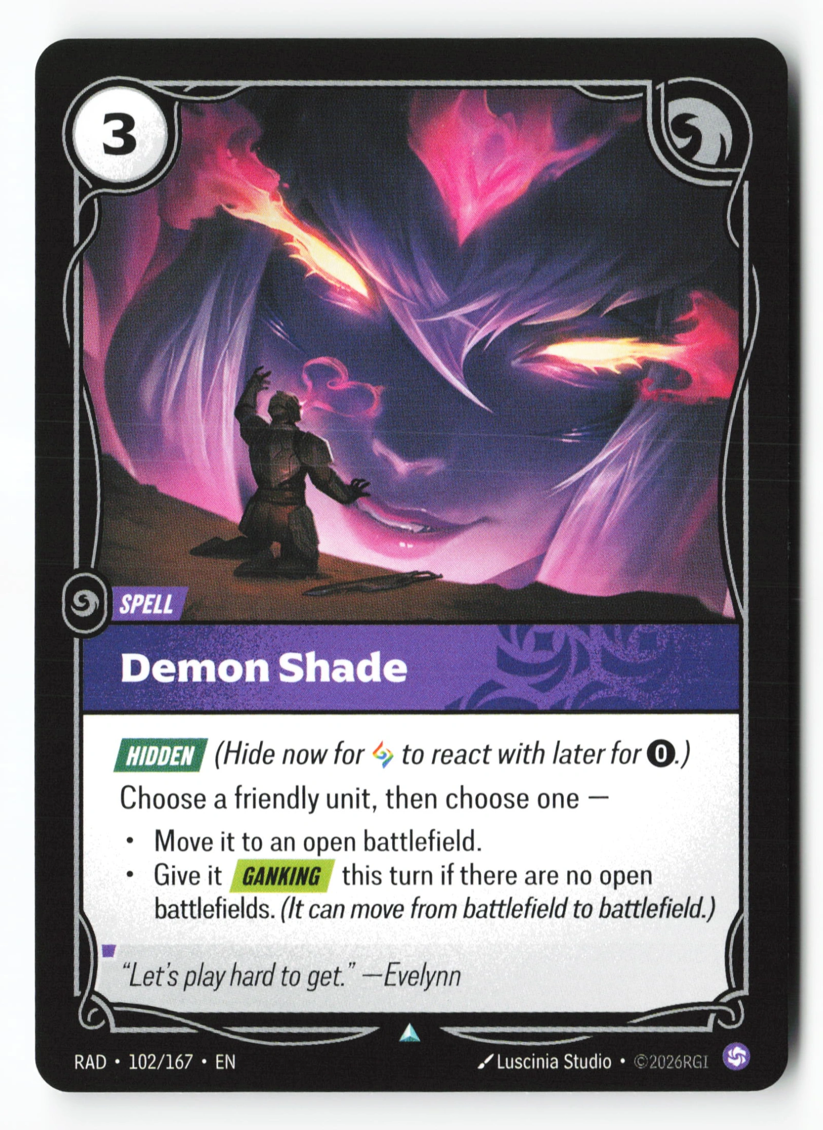 Demon Shade (RAD 102) — Voorkant