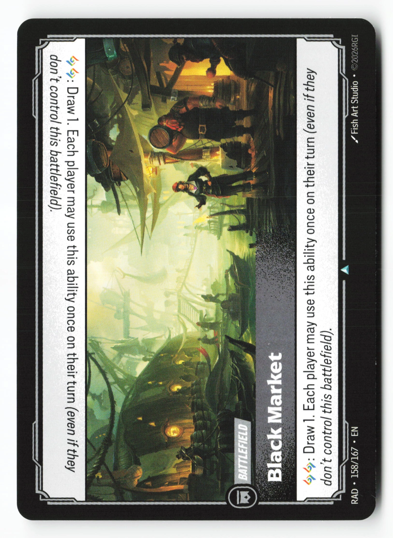 Black Market (RAD 158) — Voorkant