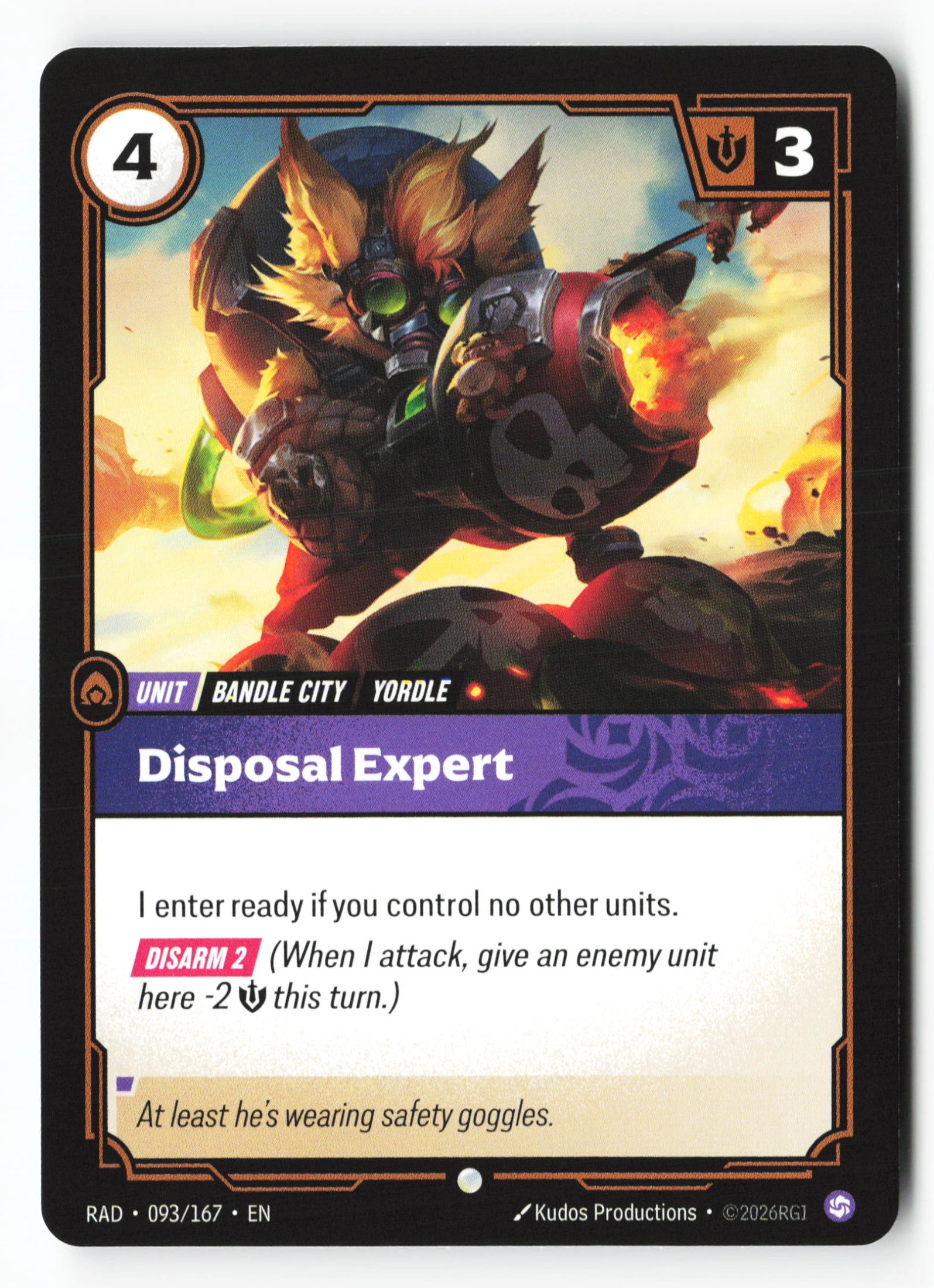 Disposal Expert (RAD 093) — Voorkant