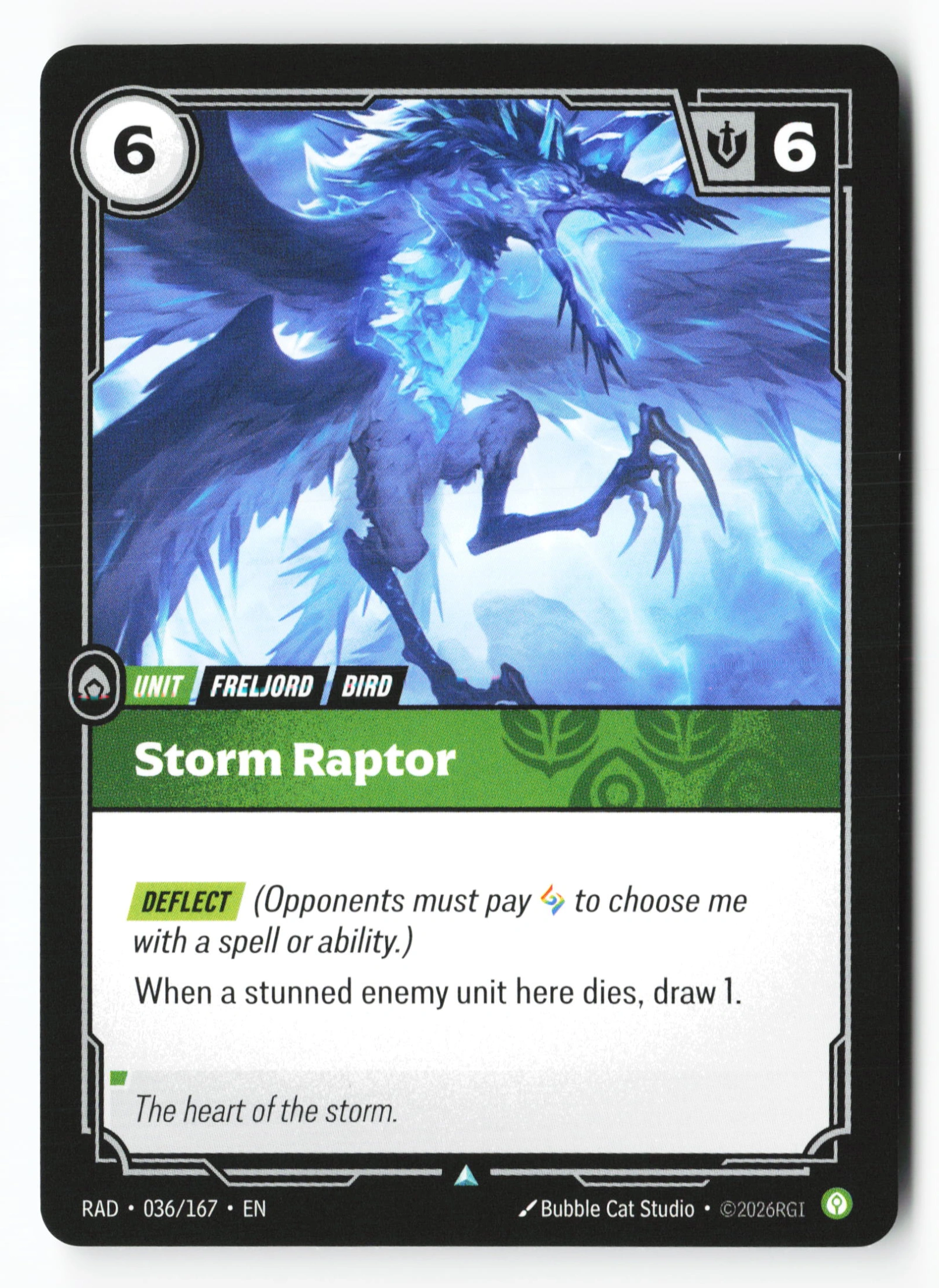 Storm Raptor (RAD 036) — Voorkant