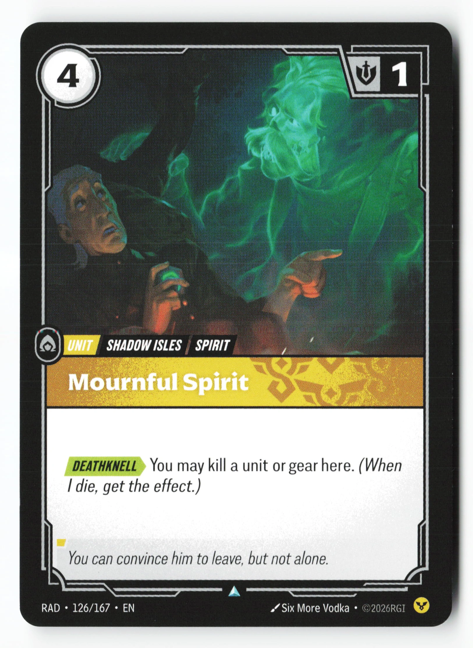 Mournful Spirit (RAD 126) — Voorkant