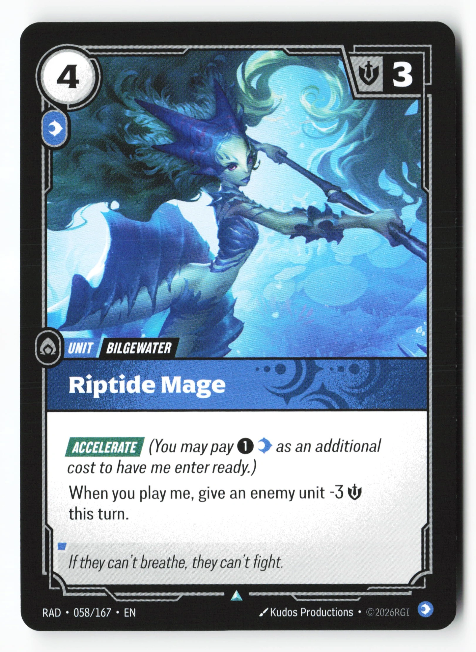 Riptide Mage (RAD 058) — Voorkant